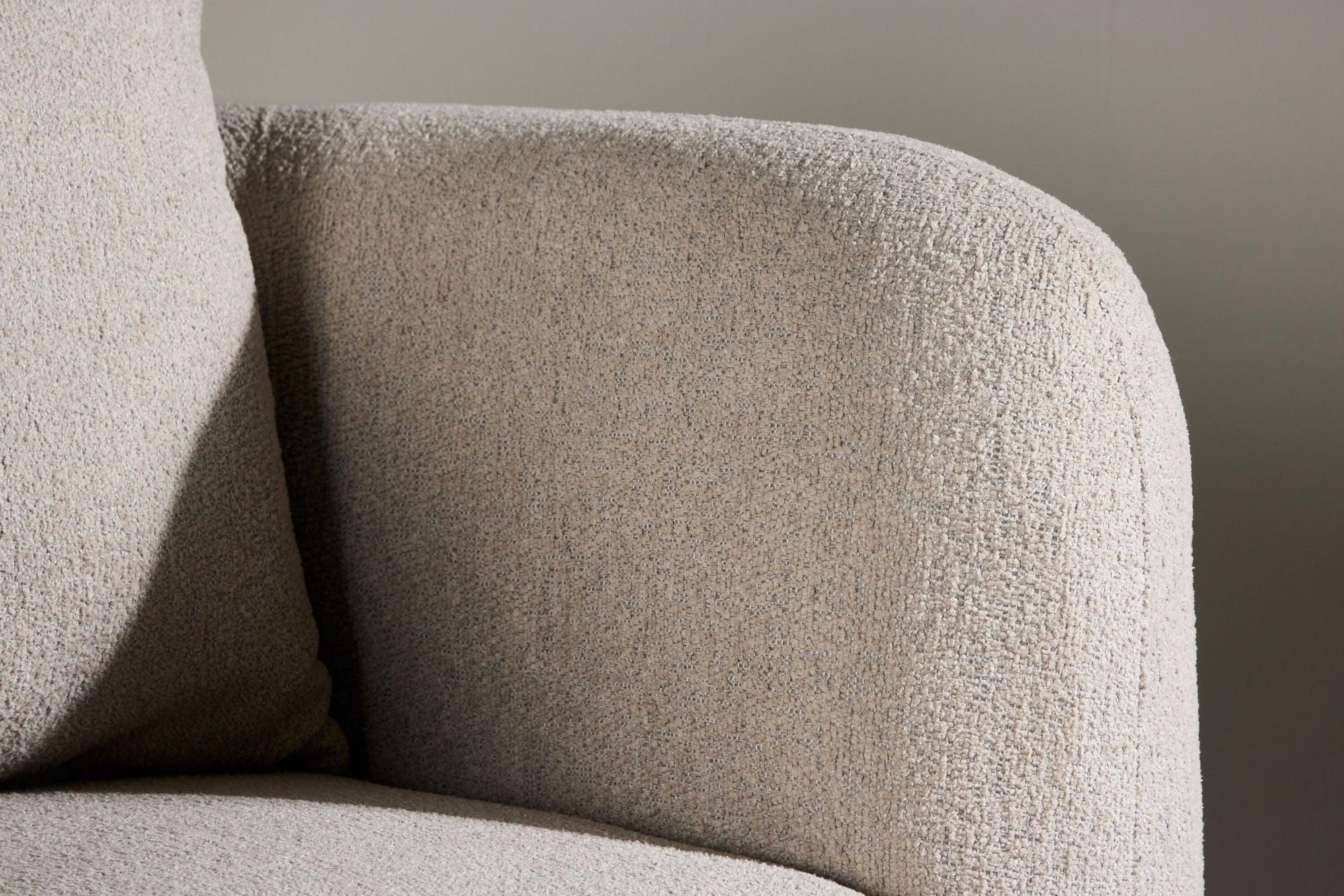 Sessel Cielo aus Bouclé - Beige-Sessel-Venture Home-le canapé