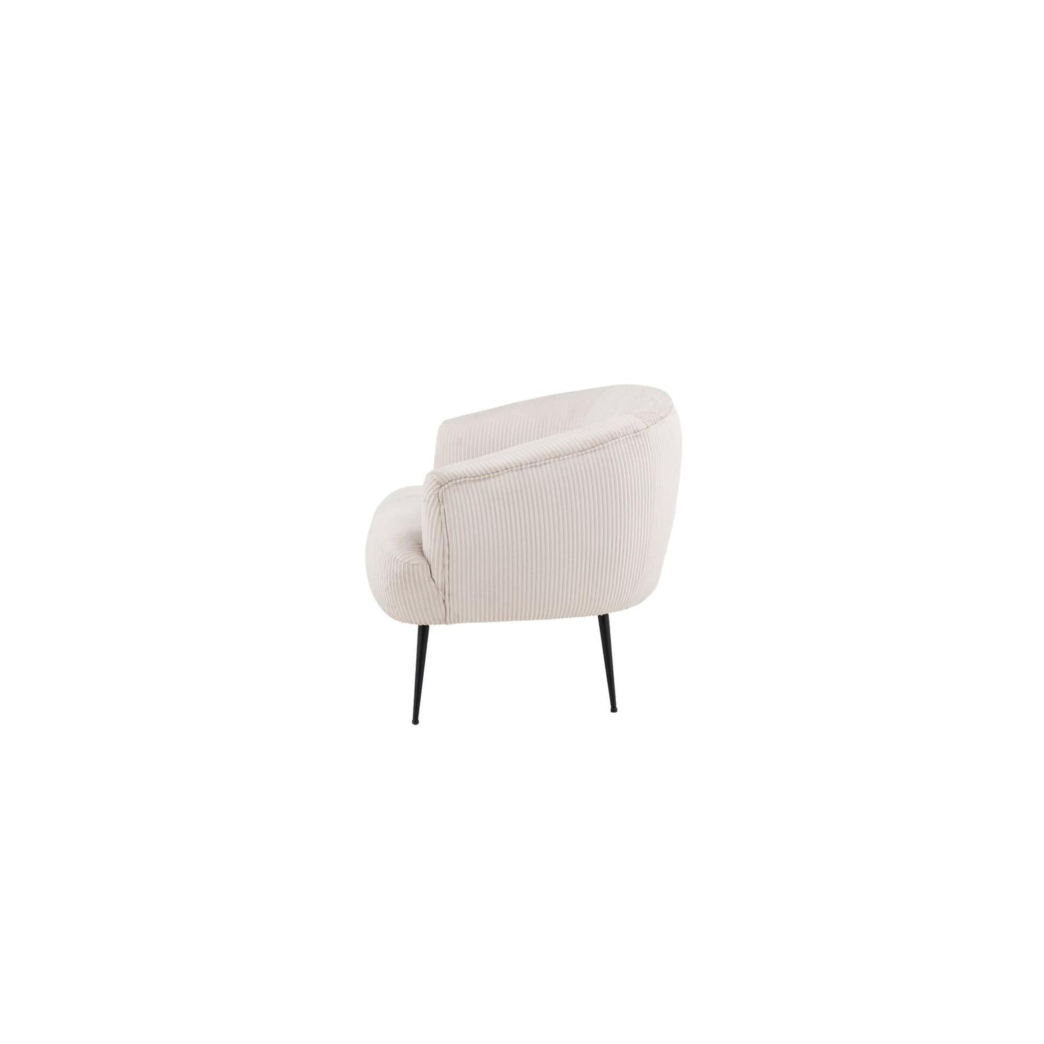 Sessel Derry aus Kord - Beige-Sessel-Venture Home-le canapé