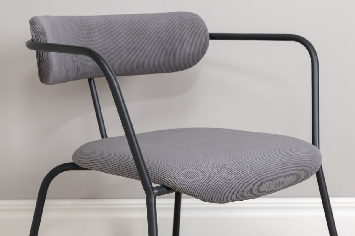 Sessel Duffy mit Armlehnen - Grau-Sessel-Venture Home-le canapé