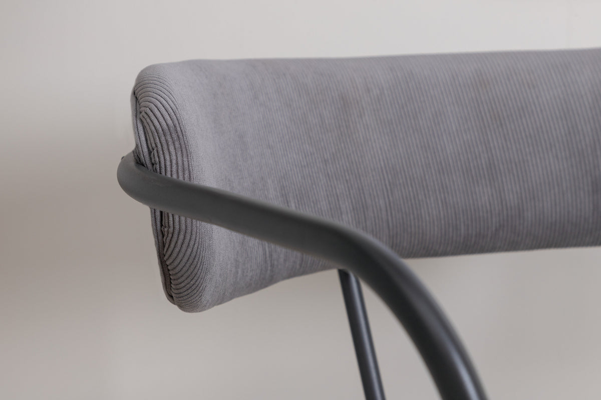 Sessel Duffy mit Armlehnen - Grau-Sessel-Venture Home-le canapé