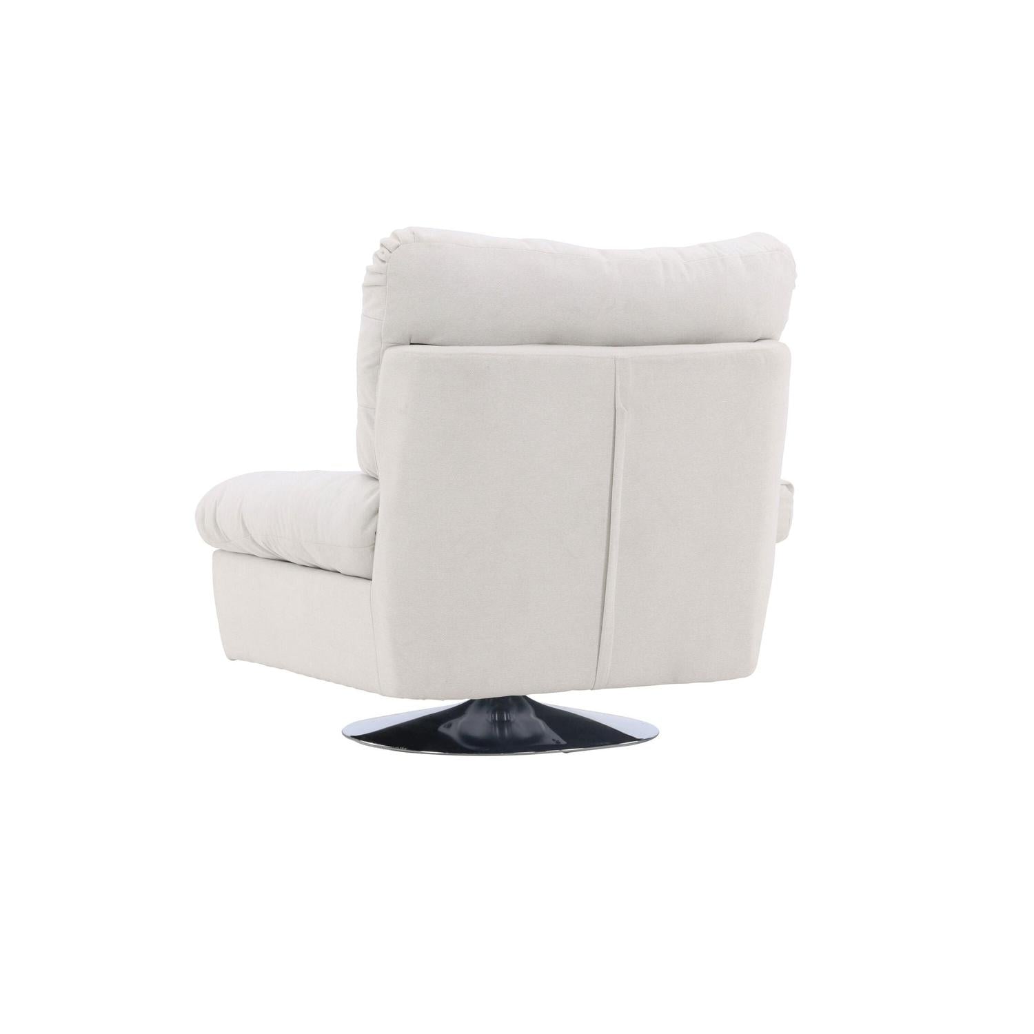 Sessel Florens aus Textilstoff - Weiß-Sessel-Venture Home-le canapé