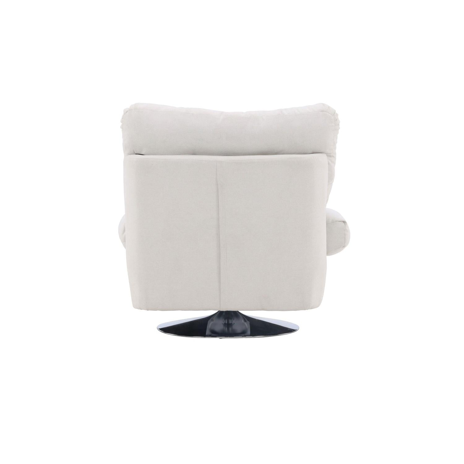 Sessel Florens aus Textilstoff - Weiß-Sessel-Venture Home-le canapé