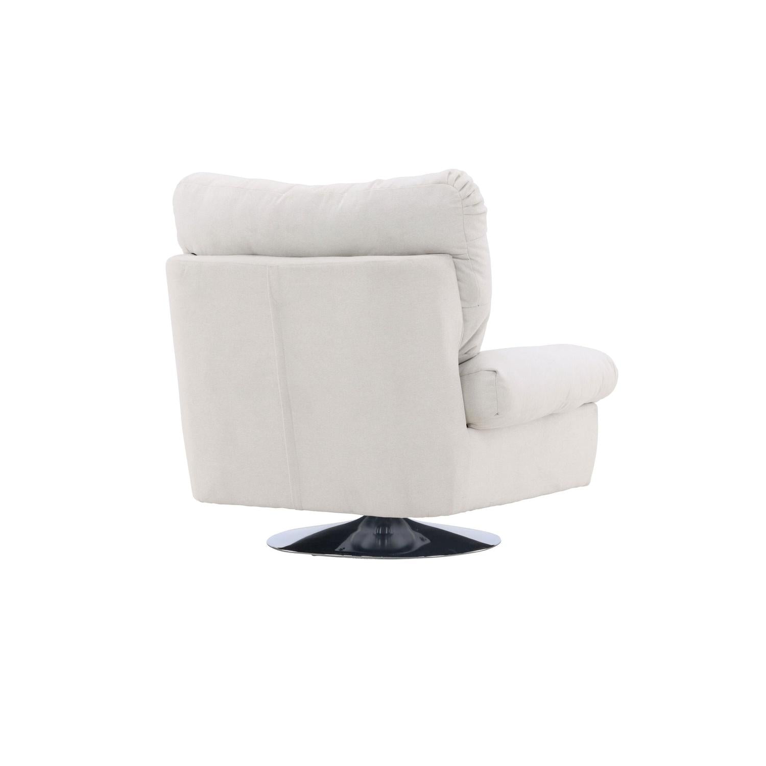 Sessel Florens aus Textilstoff - Weiß-Sessel-Venture Home-le canapé