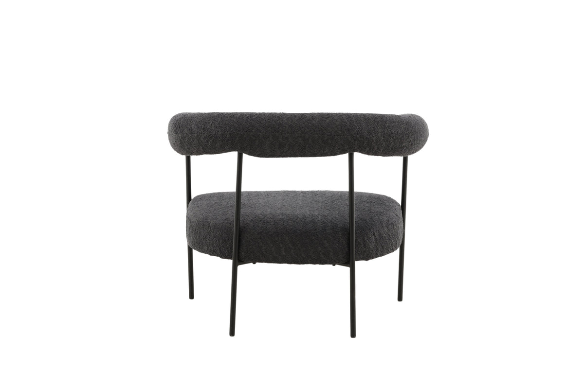 Sessel Hökåsen mit Armlehnen - Dunkelgrau-Sessel-Venture Home-le canapé