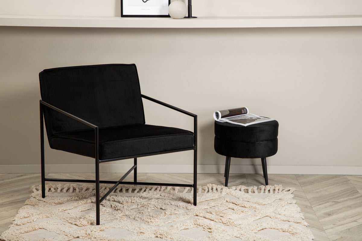 Sessel Rakel - Schwarz-Sessel-Venture Home-le canapé