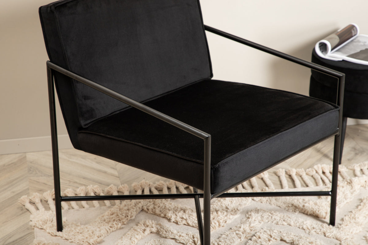 Sessel Rakel - Schwarz-Sessel-Venture Home-le canapé