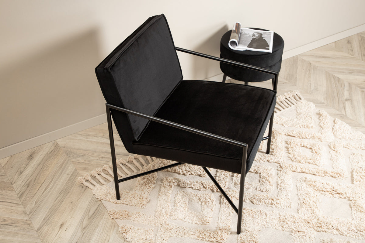 Sessel Rakel - Schwarz-Sessel-Venture Home-le canapé