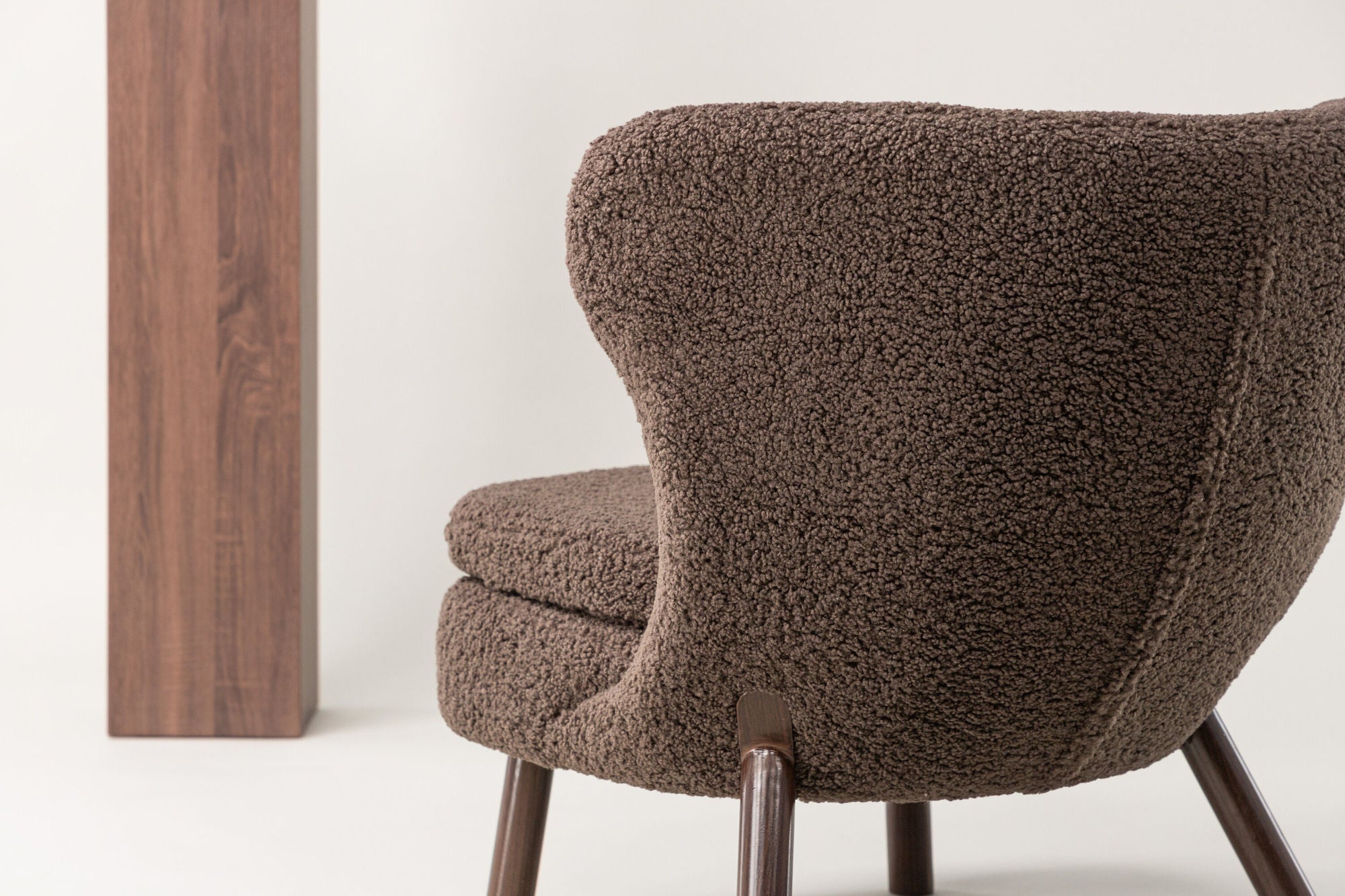 Sessel Ryxö aus Teddy Bouclé - Braun-Sessel-Vind-le canapé