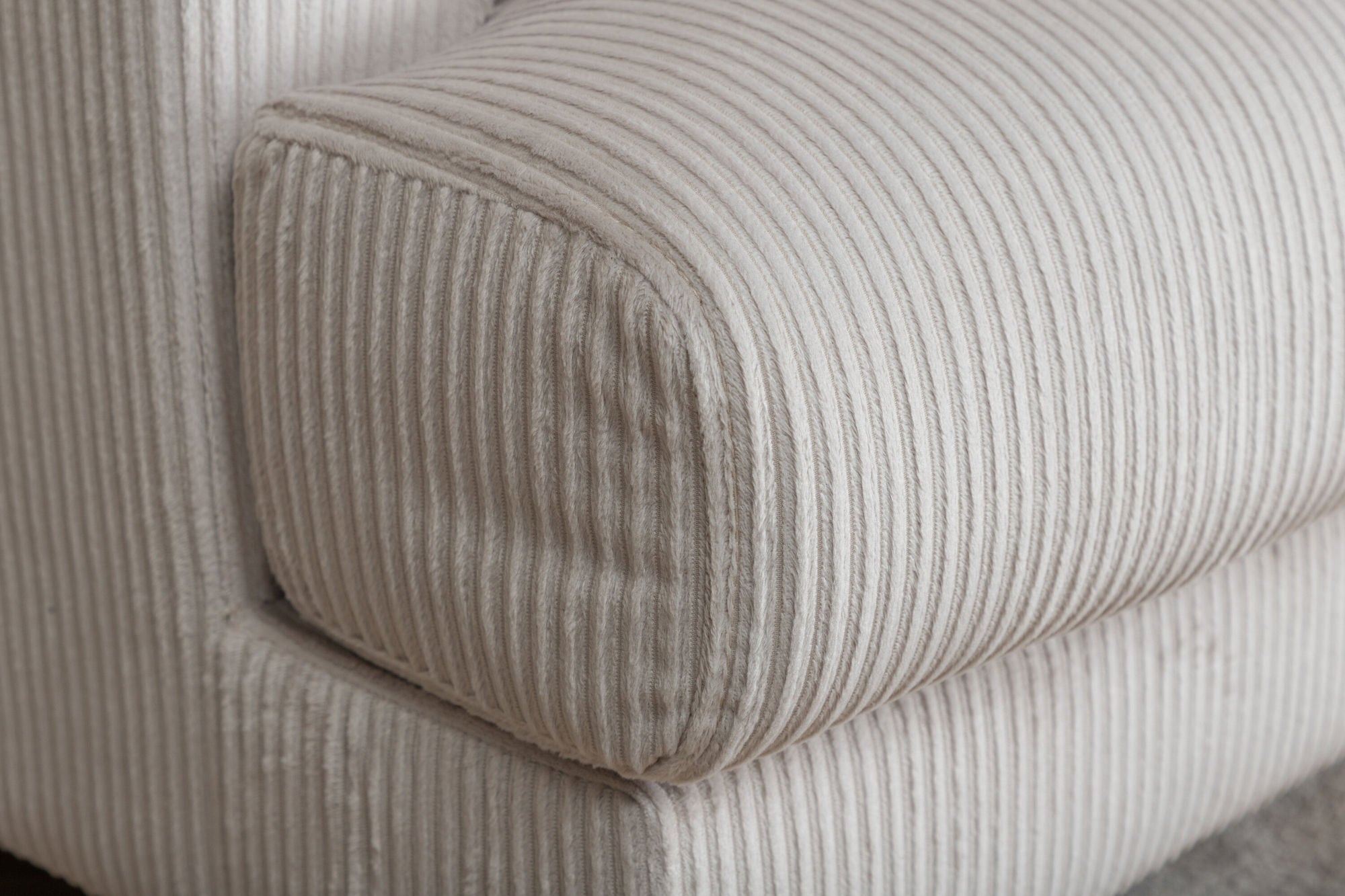 Sessel Sofia aus Kord - Beige-Sessel-Venture Home-le canapé