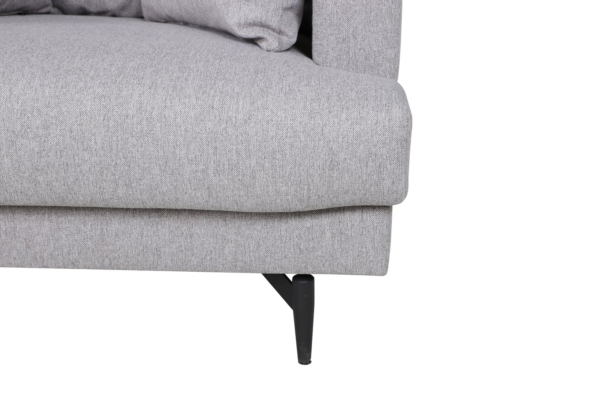 Sessel Sofia aus Stoff - Grau-Sessel-Venture Home-le canapé