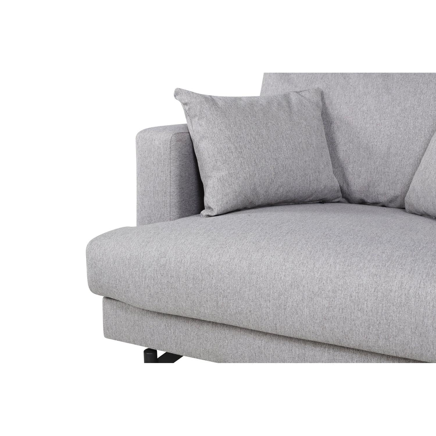Sessel Sofia aus Stoff - Grau-Sessel-Venture Home-le canapé