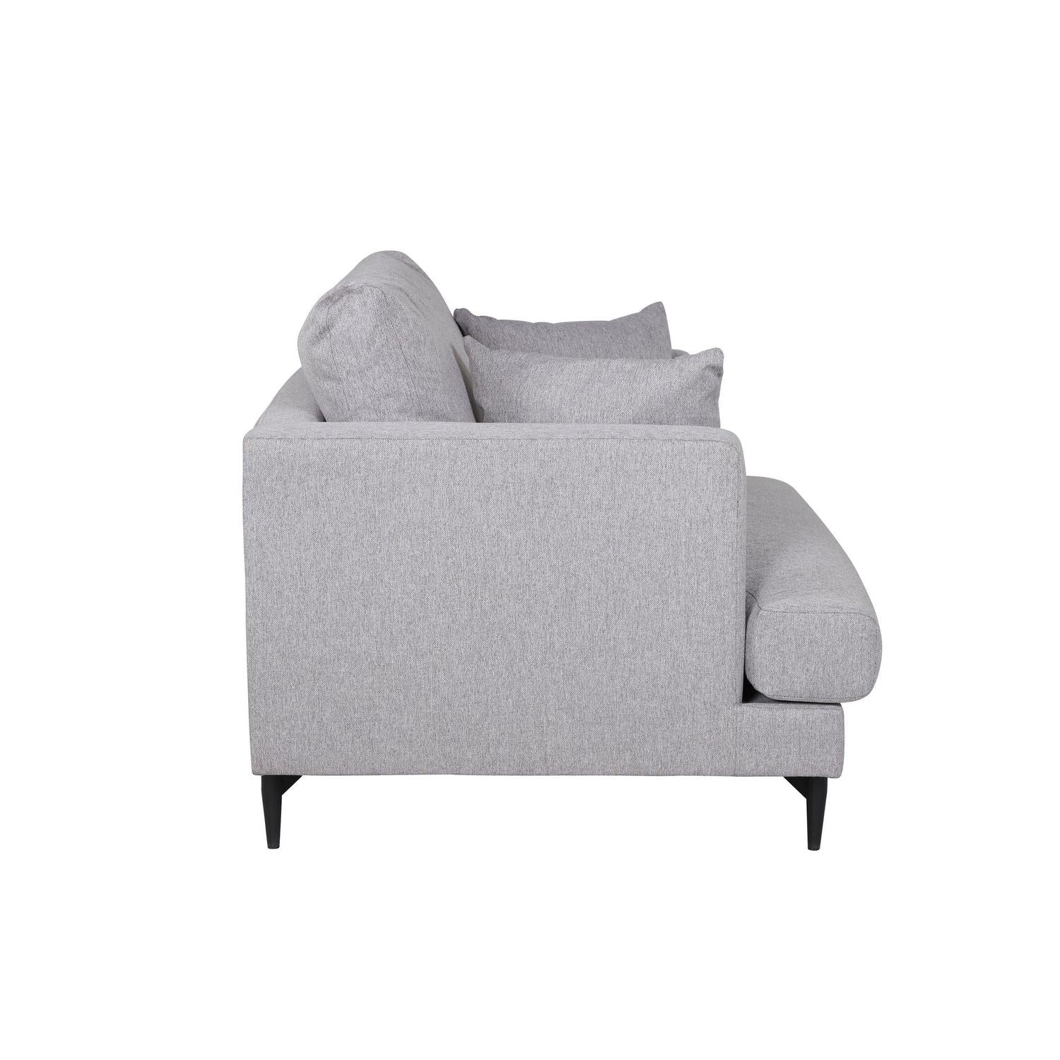 Sessel Sofia aus Stoff - Grau-Sessel-Venture Home-le canapé