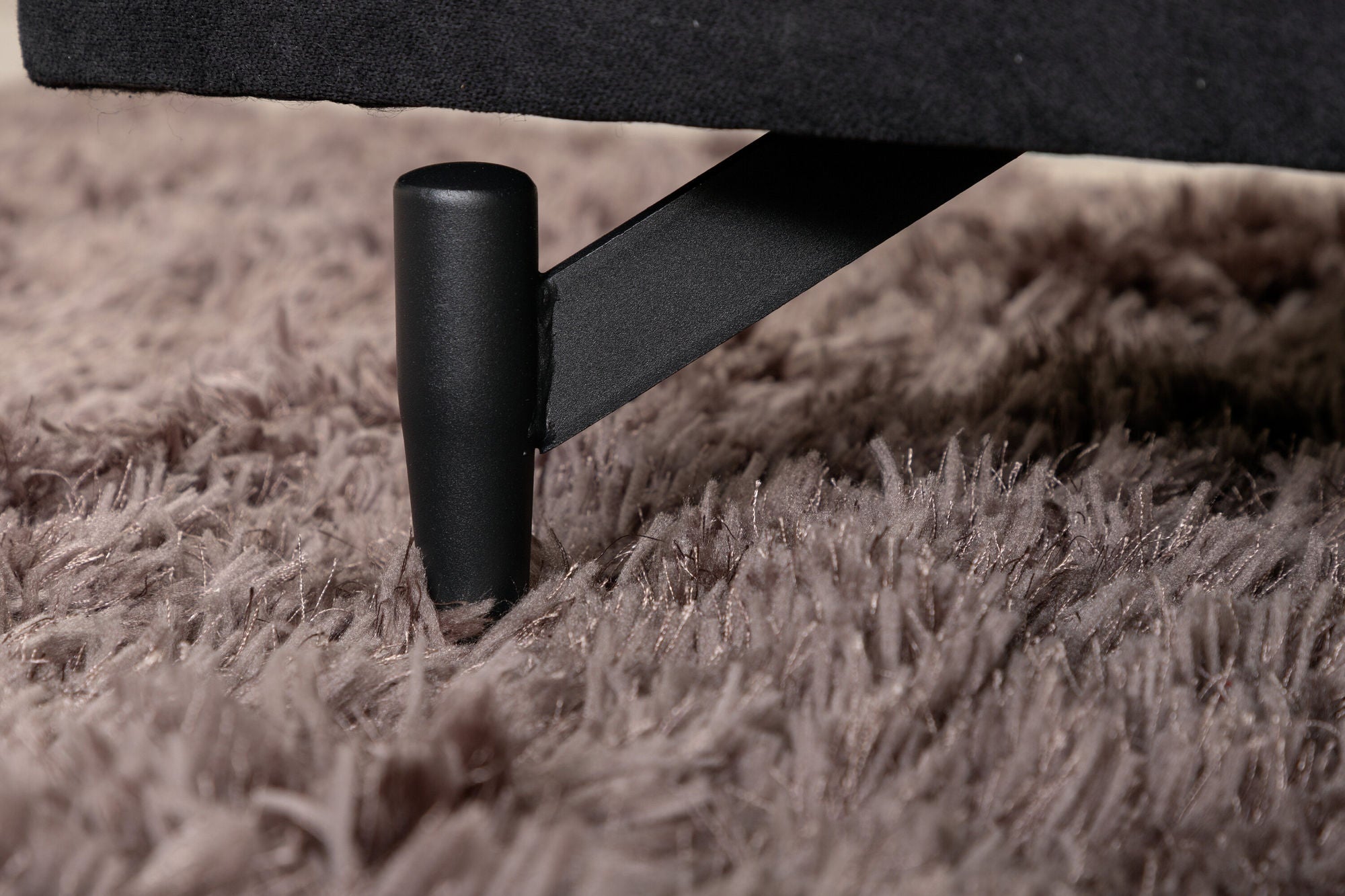 Sessel Sofia aus Stoff - Schwarz-Sessel-Venture Home-le canapé