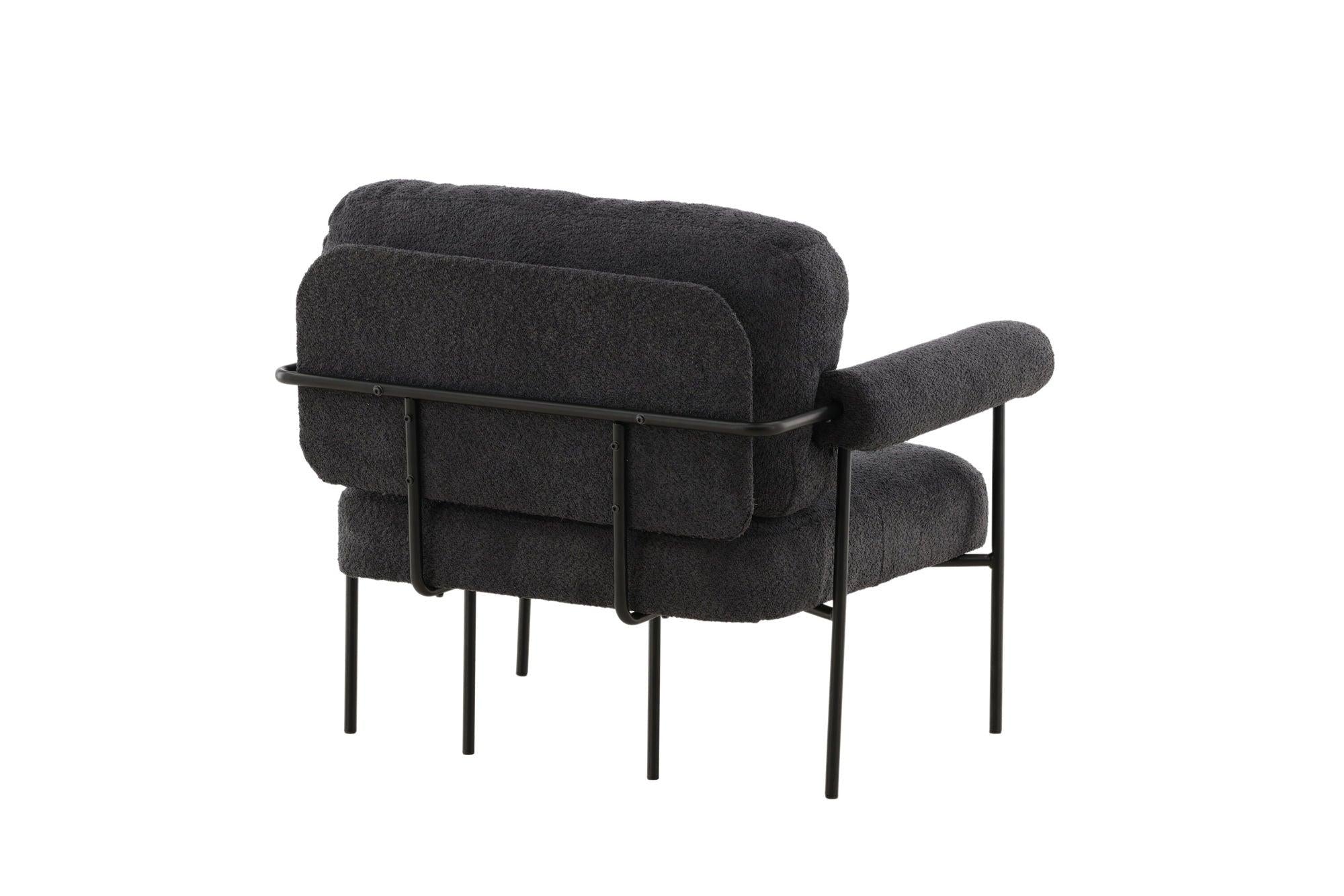 Sessel Tillberga x Josefin Lustig aus Teddy - Bouclé - DunkelgrauSessel