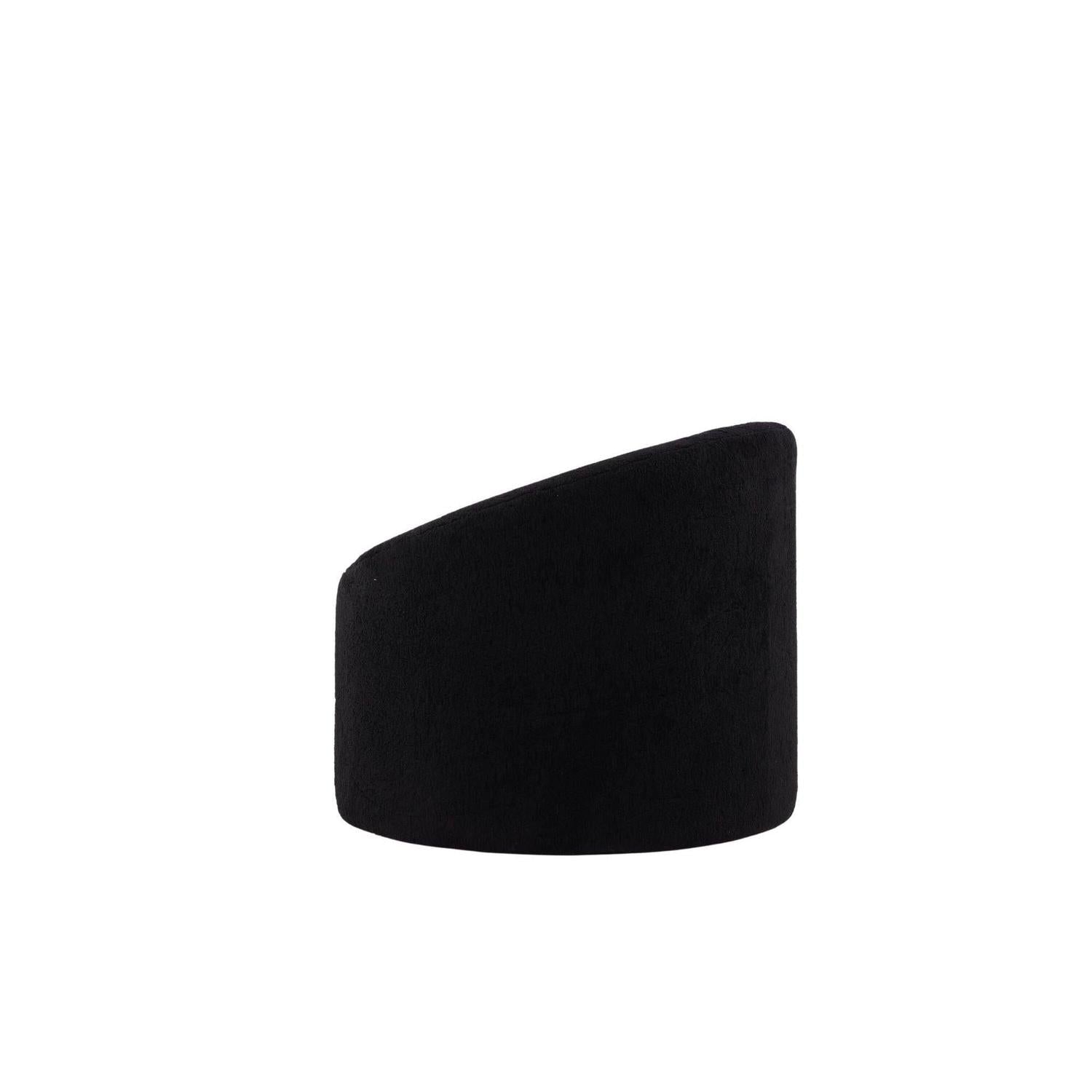 Sessel Warren aus Fleece - Schwarz-Sessel-Venture Home-le canapé