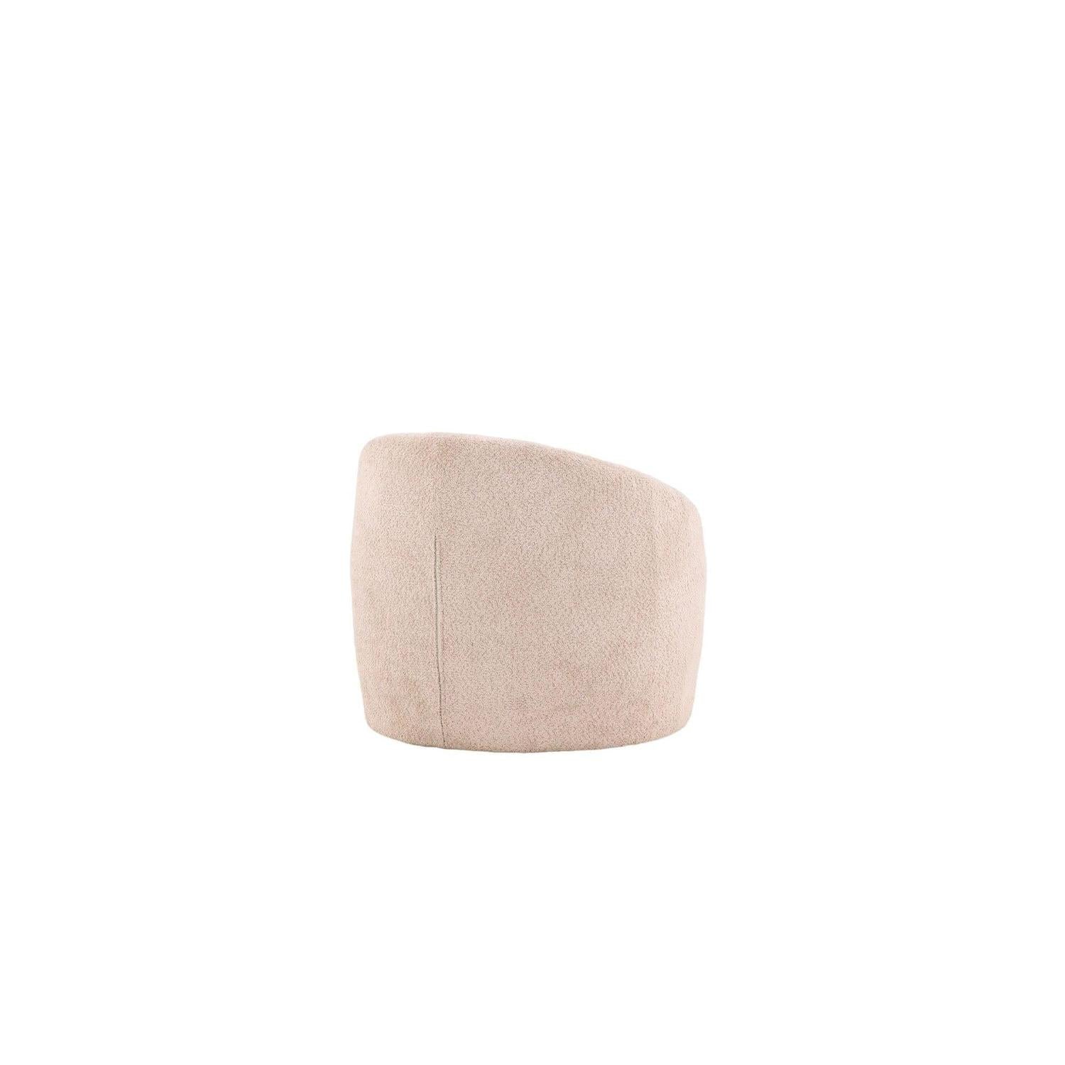 Sessel Warren aus Teddy- Bouclé - Beige-Sessel-Venture Home-le canapé