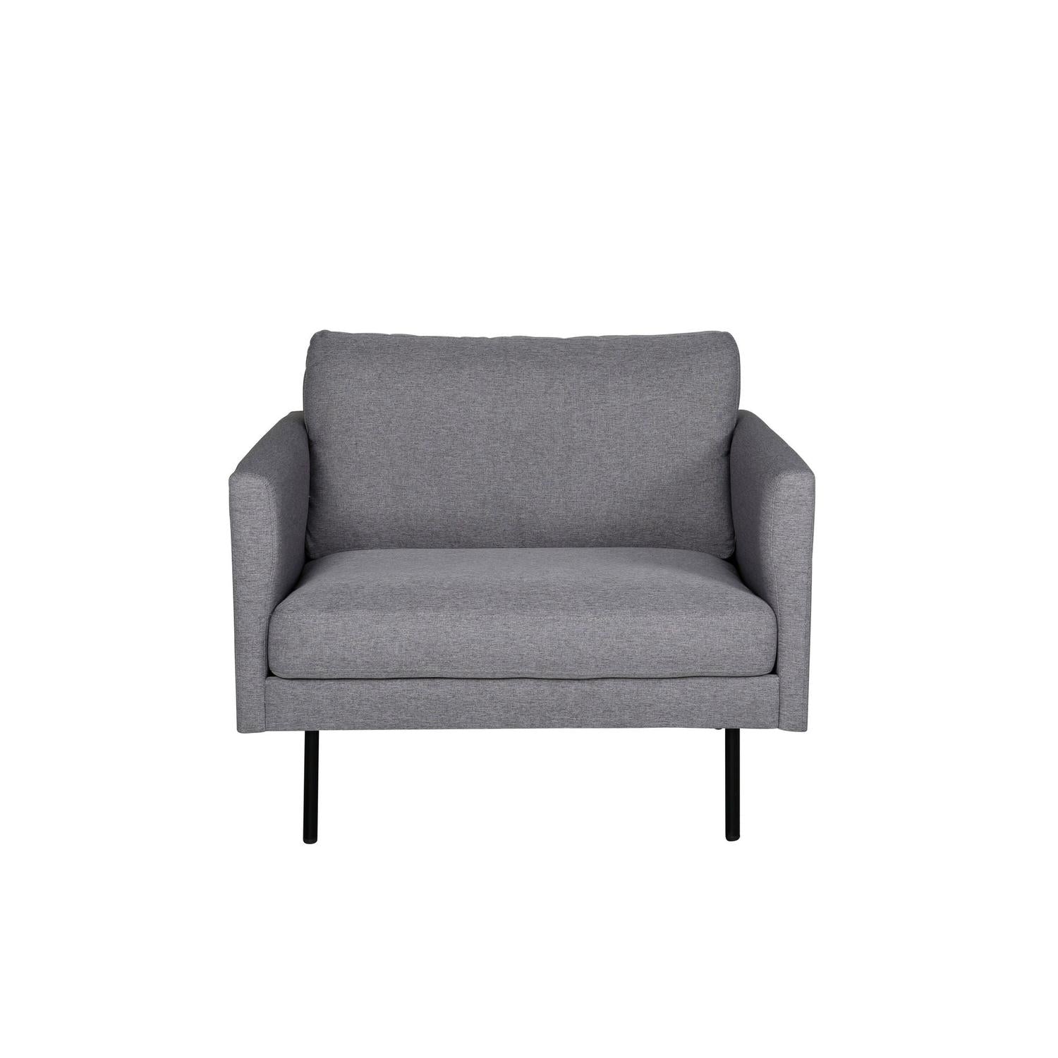 Sessel Zoom aus Stoff - Grau-Sessel-Venture Home-le canapé