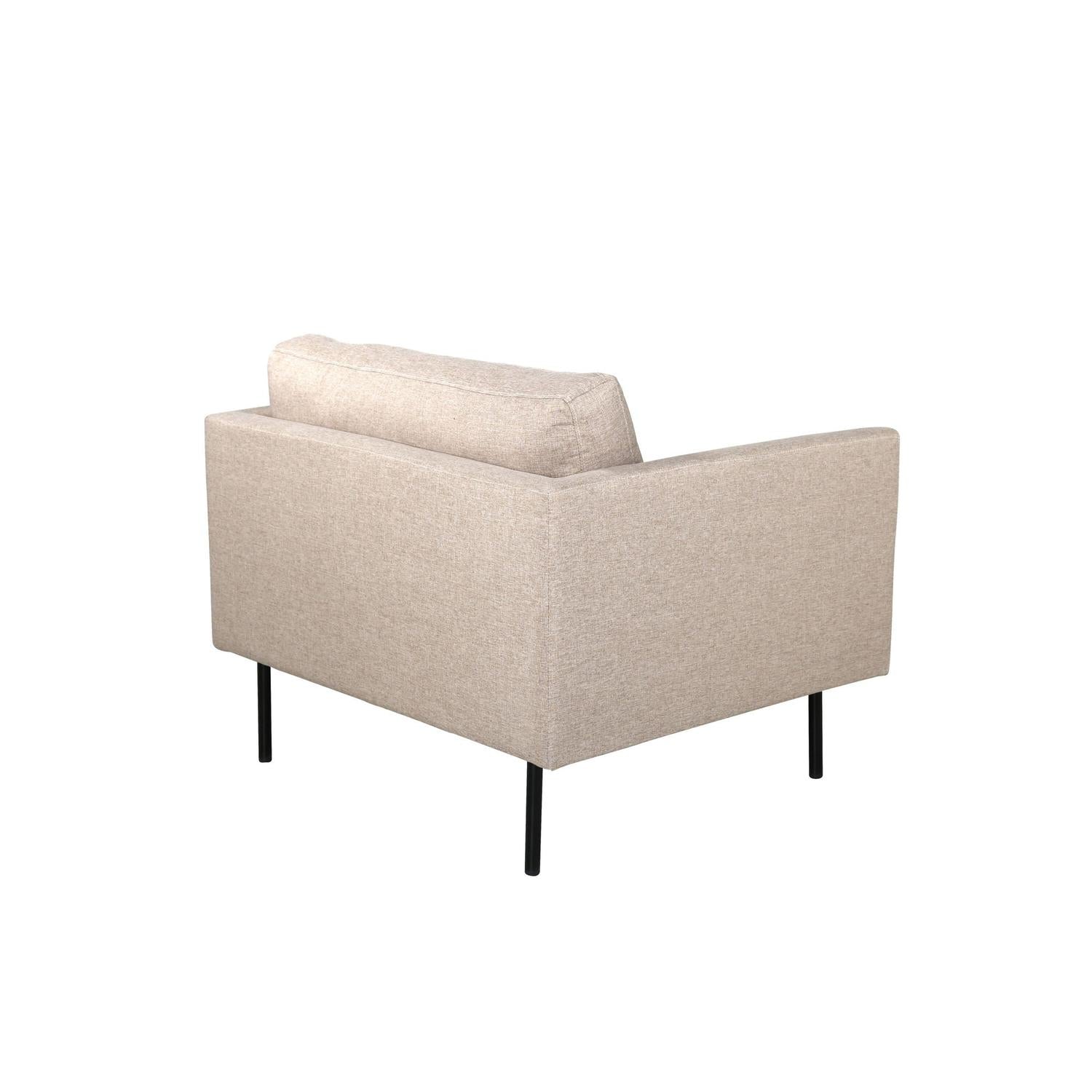 Sessel Zoom aus Stoff - Hellbraun-Sessel-Venture Home-le canapé