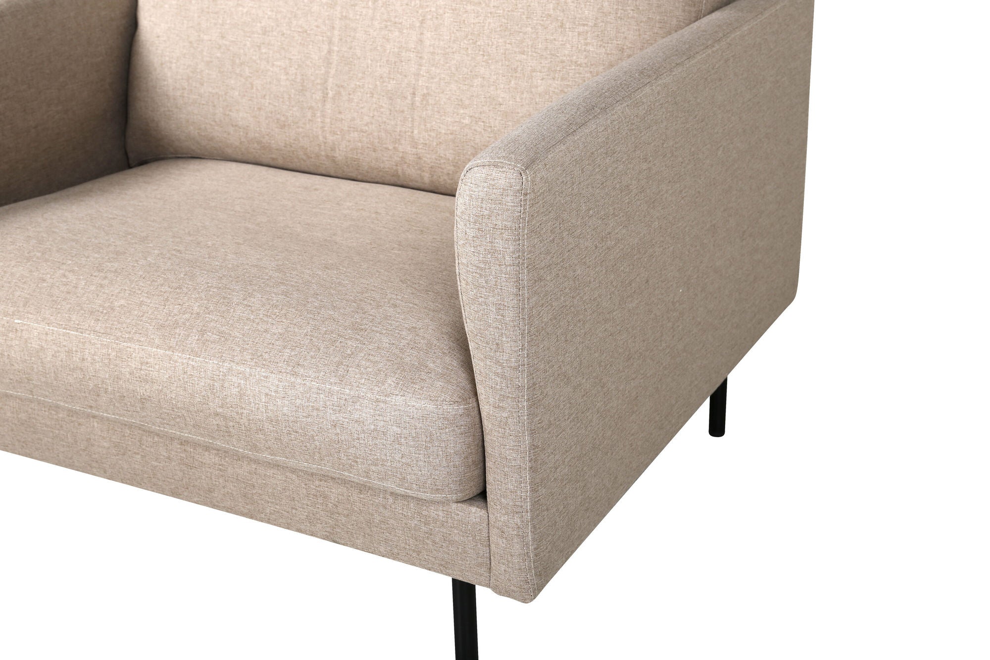 Sessel Zoom aus Stoff - Hellbraun-Sessel-Venture Home-le canapé