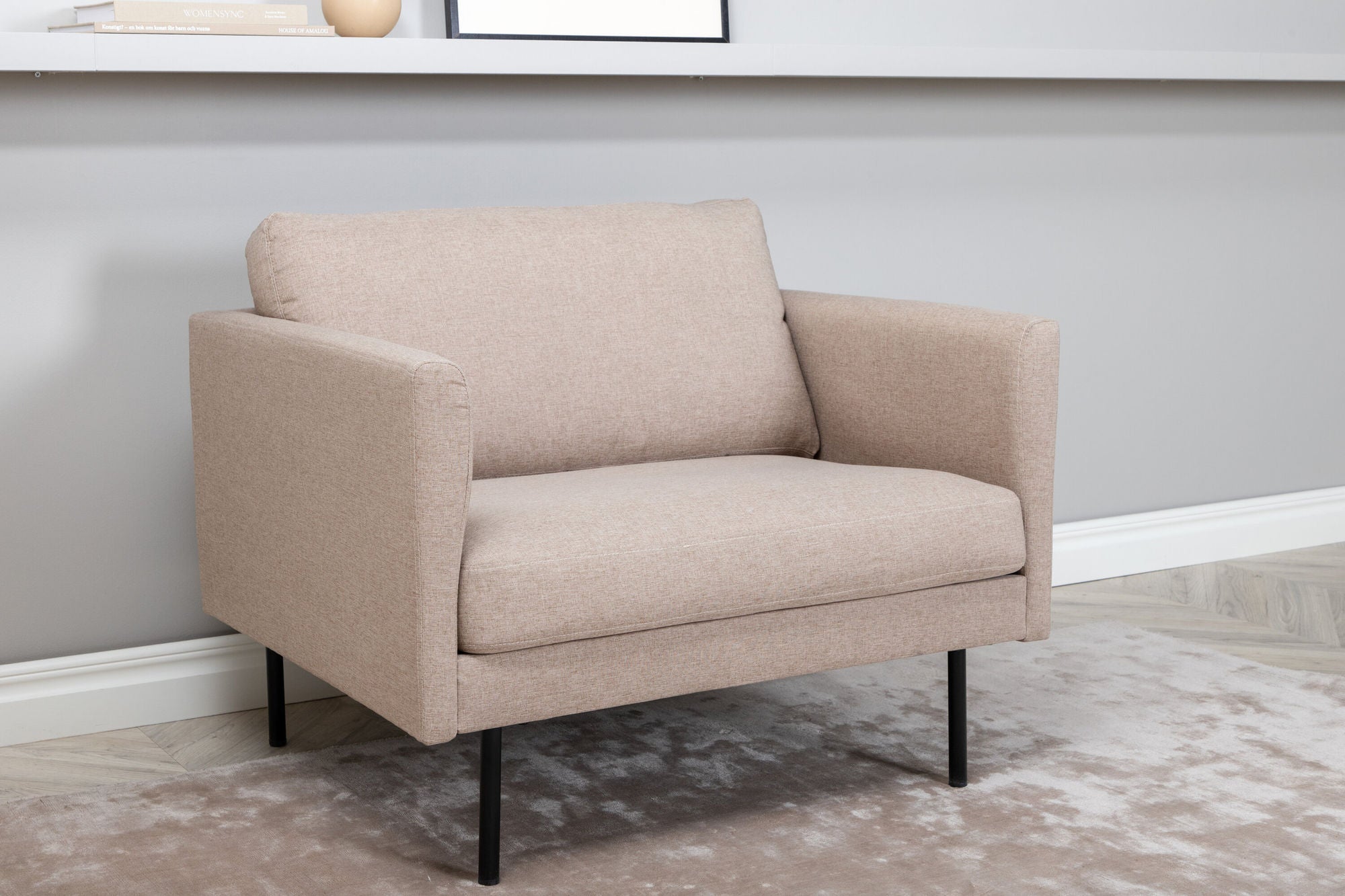 Sessel Zoom aus Stoff - Hellbraun-Sessel-Venture Home-le canapé