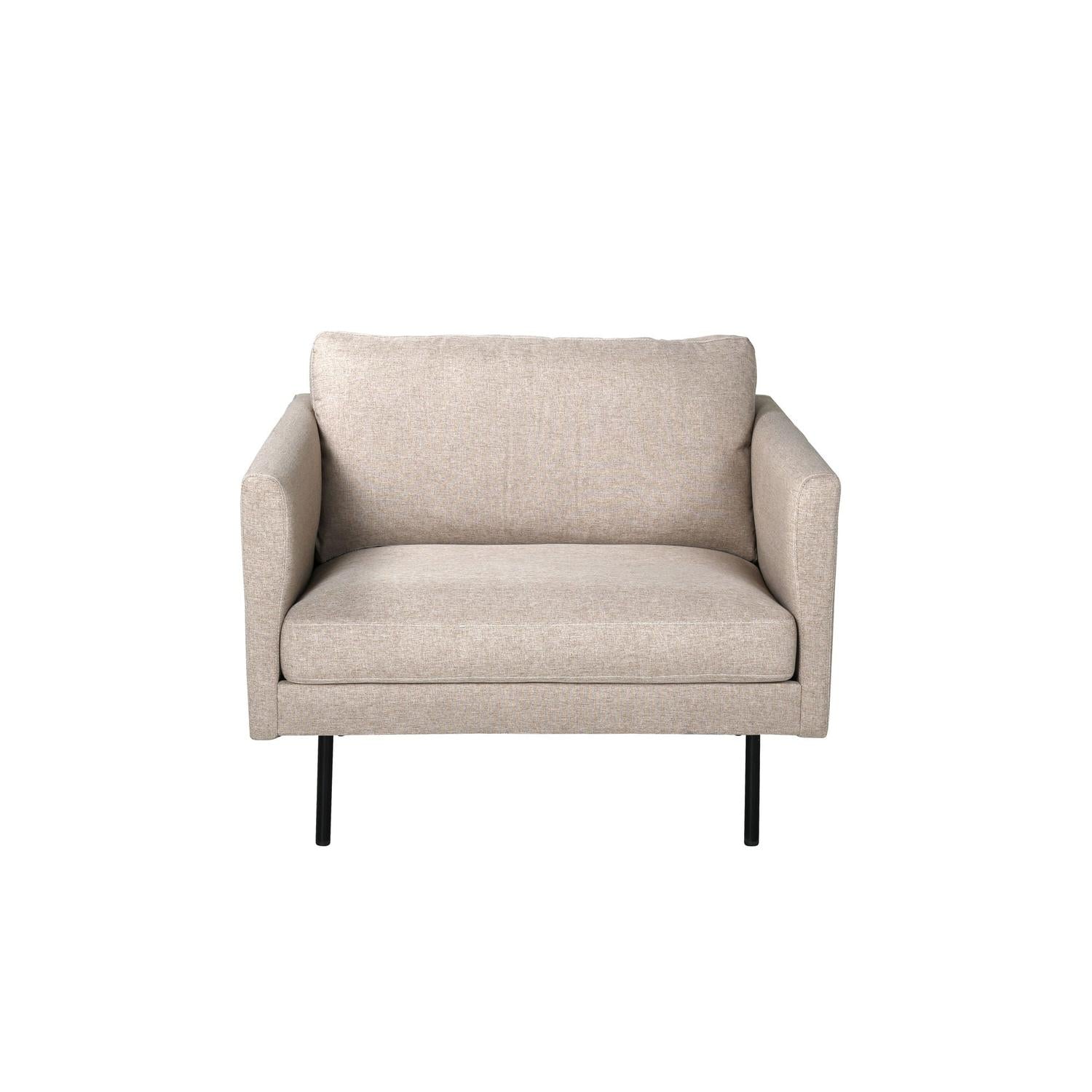 Sessel Zoom aus Stoff - Hellbraun-Sessel-Venture Home-le canapé