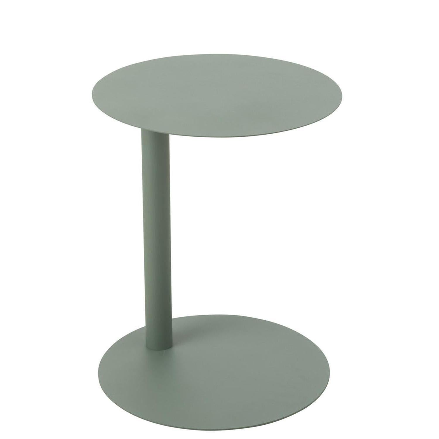 Beistelltisch rund aus Metall - Grün-Beistelltisch-le canapé