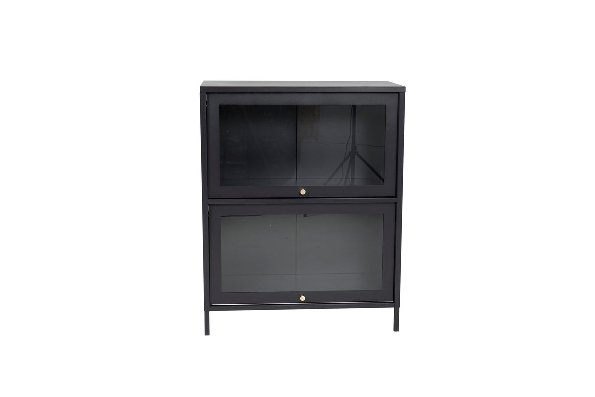Sideboard Bakal 100cm aus Metall - Schwarz-Sideboards-Venture Home-le canapé