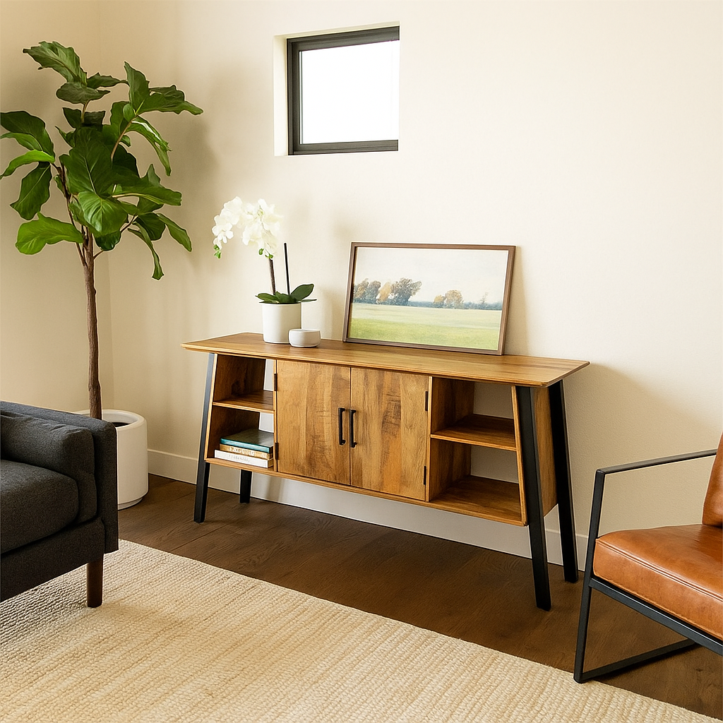 Sideboard Berlin 175cm - Hellbraun-Sideboards-Benoa-le canapé