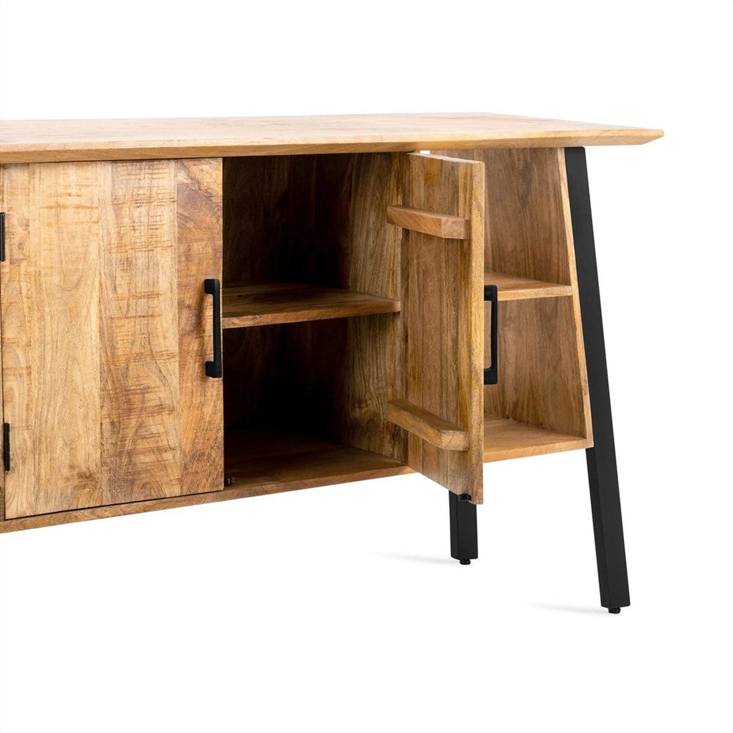 Sideboard Berlin 175cm - Hellbraun-Sideboards-Benoa-le canapé