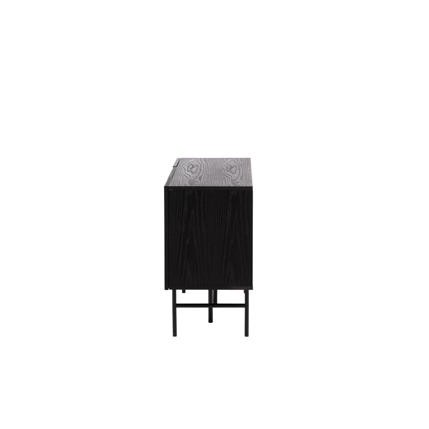 Sideboard Björkön 150cm - Schwarz-Vind-le canapé