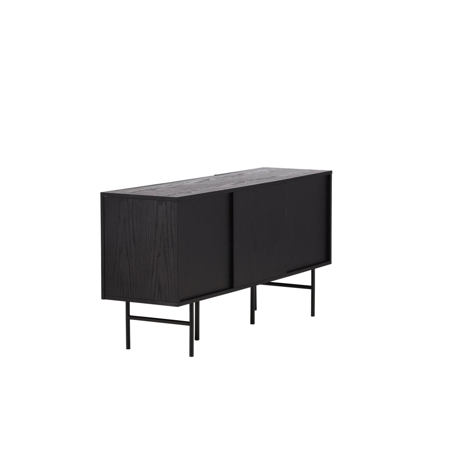 Sideboard Björkön 150cm - Schwarz-Vind-le canapé