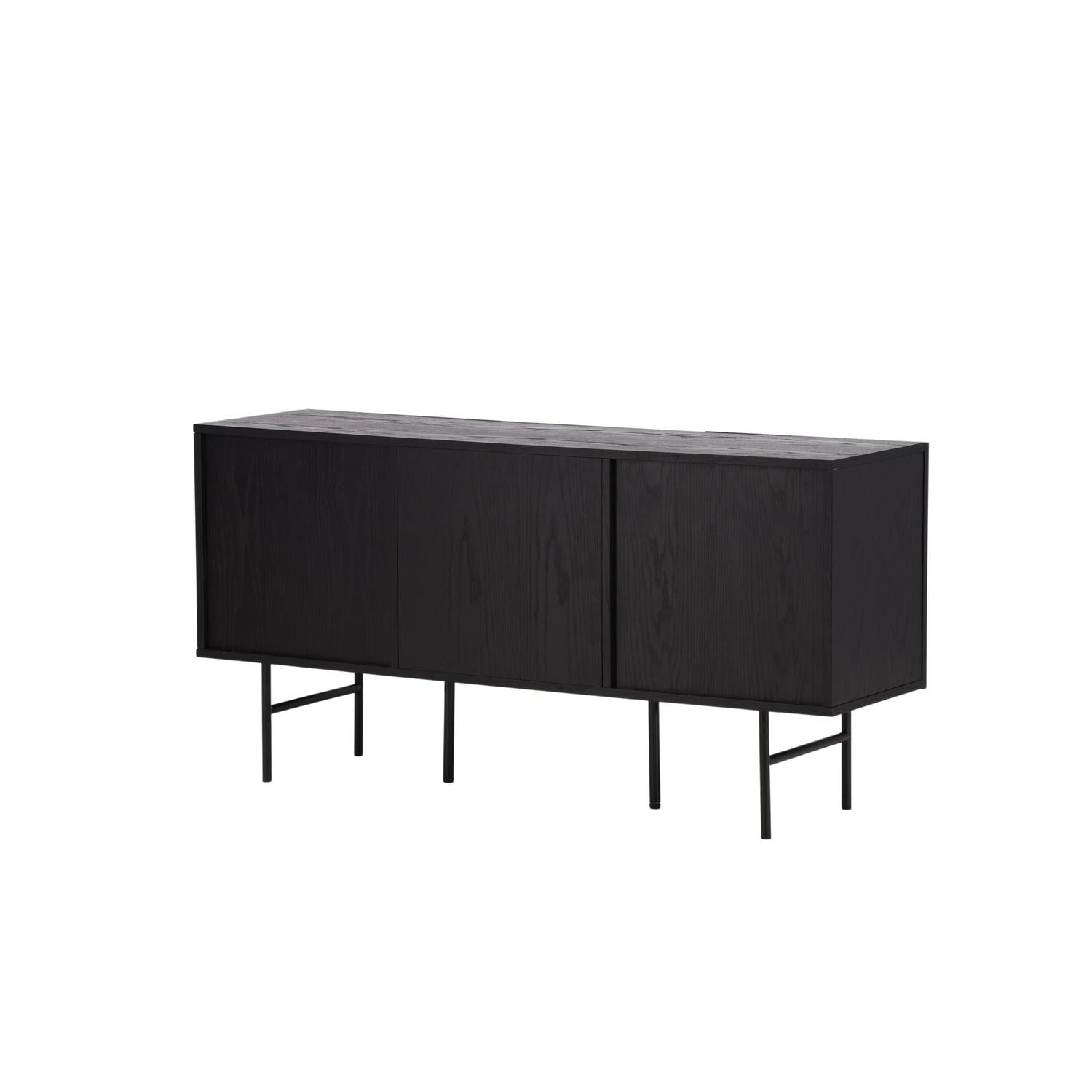 Sideboard Björkön 150cm - Schwarz-Vind-le canapé