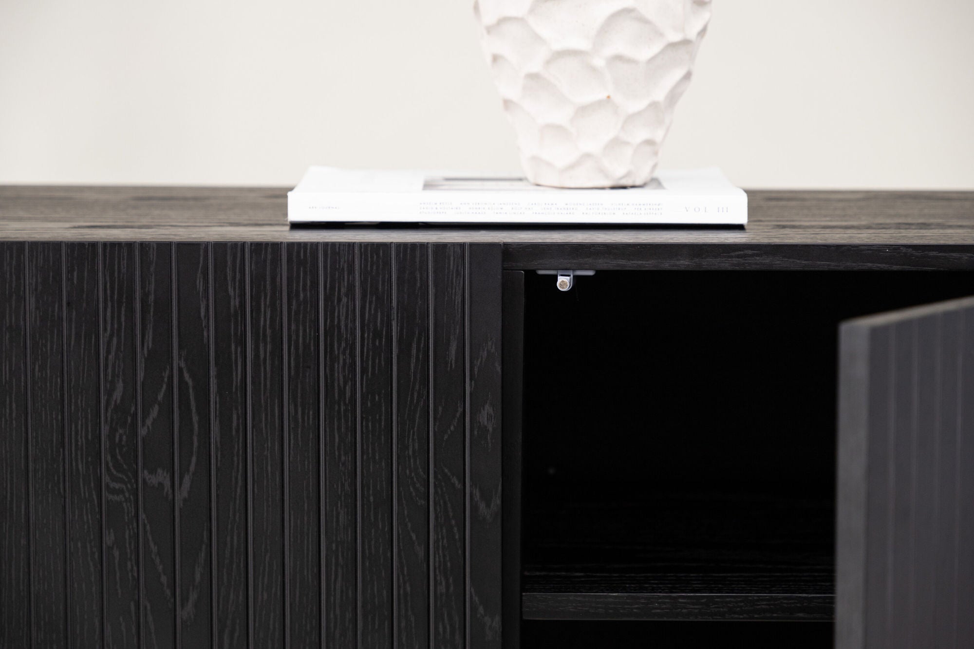 Sideboard Björkön 150cm - Schwarz-Vind-le canapé