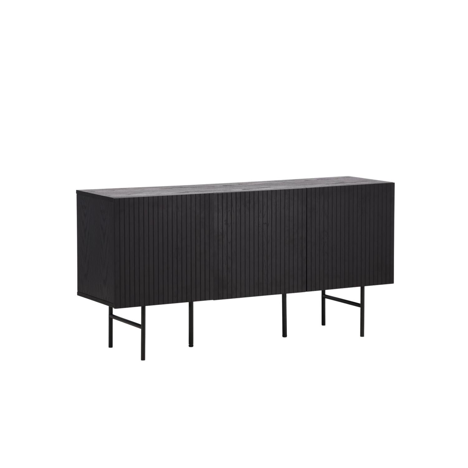 Sideboard Björkön 150cm - Schwarz-Vind-le canapé