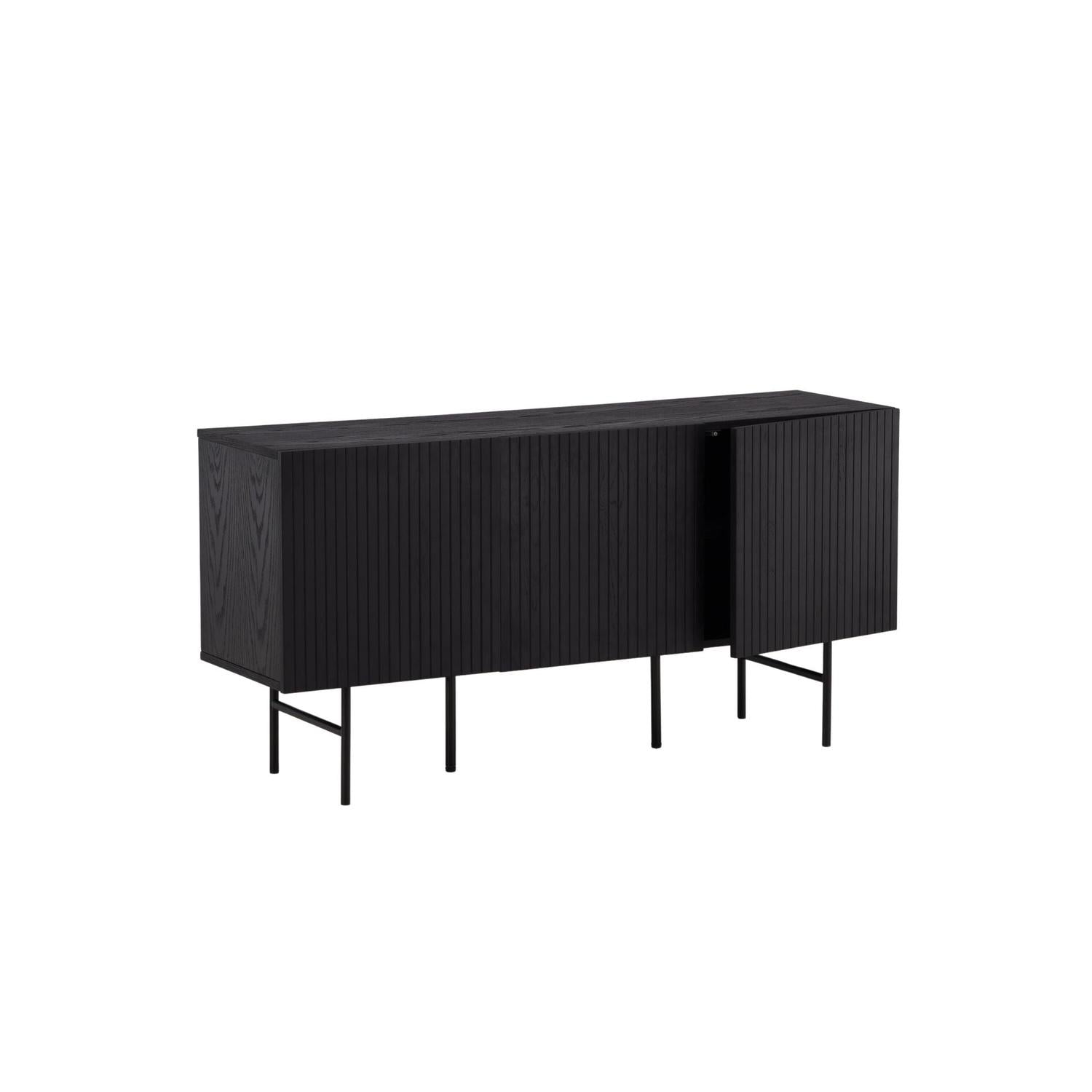 Sideboard Björkön 150cm - Schwarz-Vind-le canapé