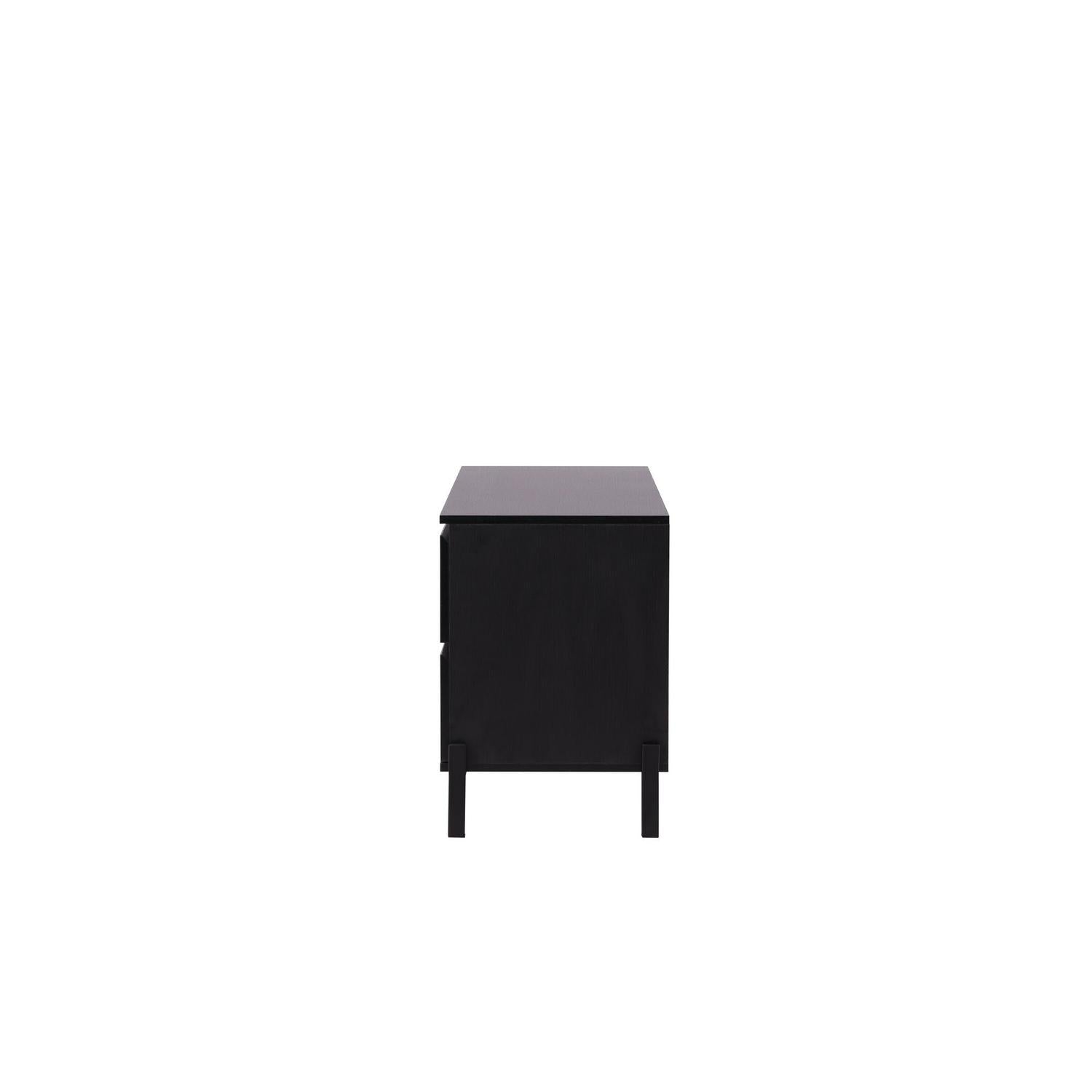 Sideboard Corpus 138cm - Schwarz-Sideboards-Venture Home-le canapé