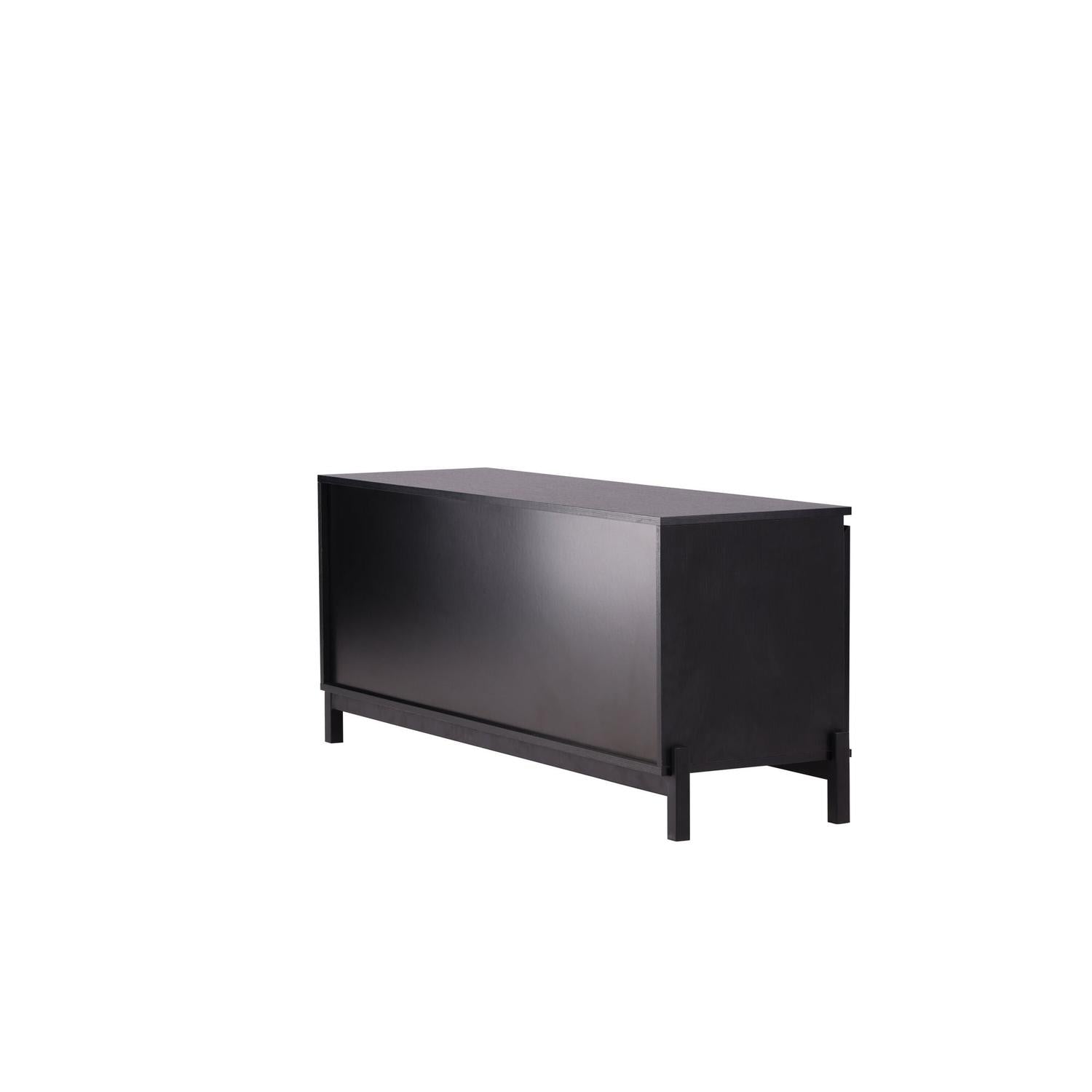 Sideboard Corpus 138cm - Schwarz-Sideboards-Venture Home-le canapé