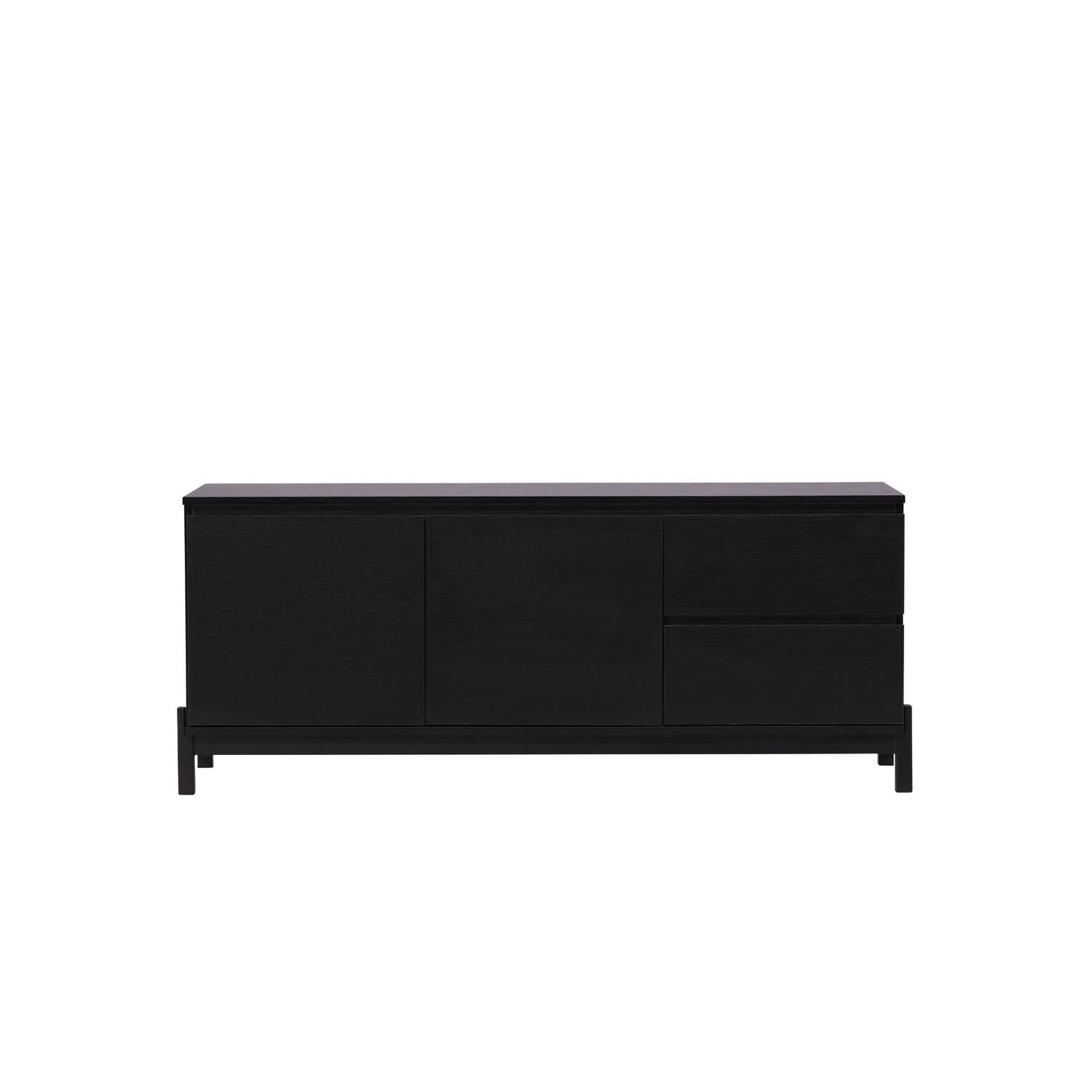 Sideboard Corpus 138cm - Schwarz-Sideboards-Venture Home-le canapé