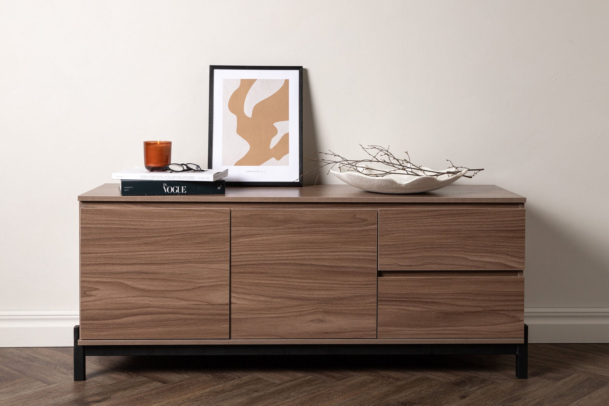 Sideboard Corpus - Braun/Schwarz-Sideboards-Venture Home-le canapé