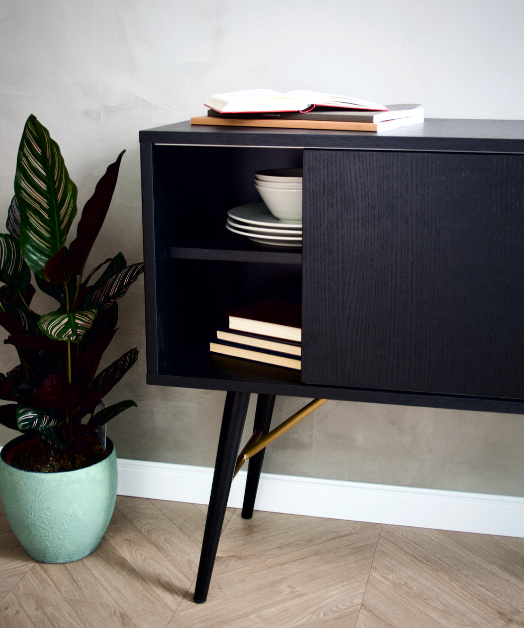 Sideboard Dawn - Schwarz-Sideboards-Njordec-le canapé
