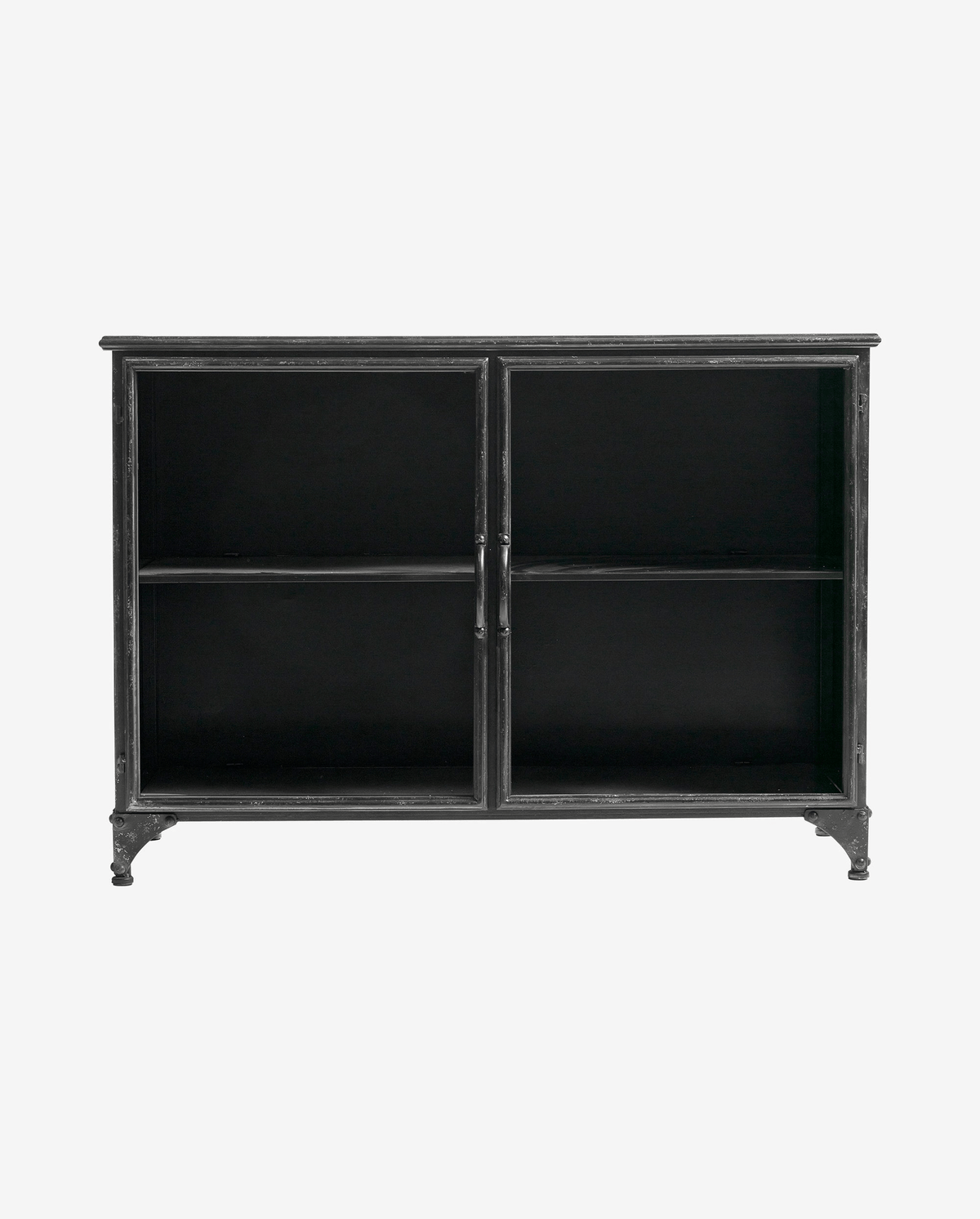 Sideboard Downtown 104cm aus Metall - Schwarz-Sideboards-Nordal A/S-le canapé