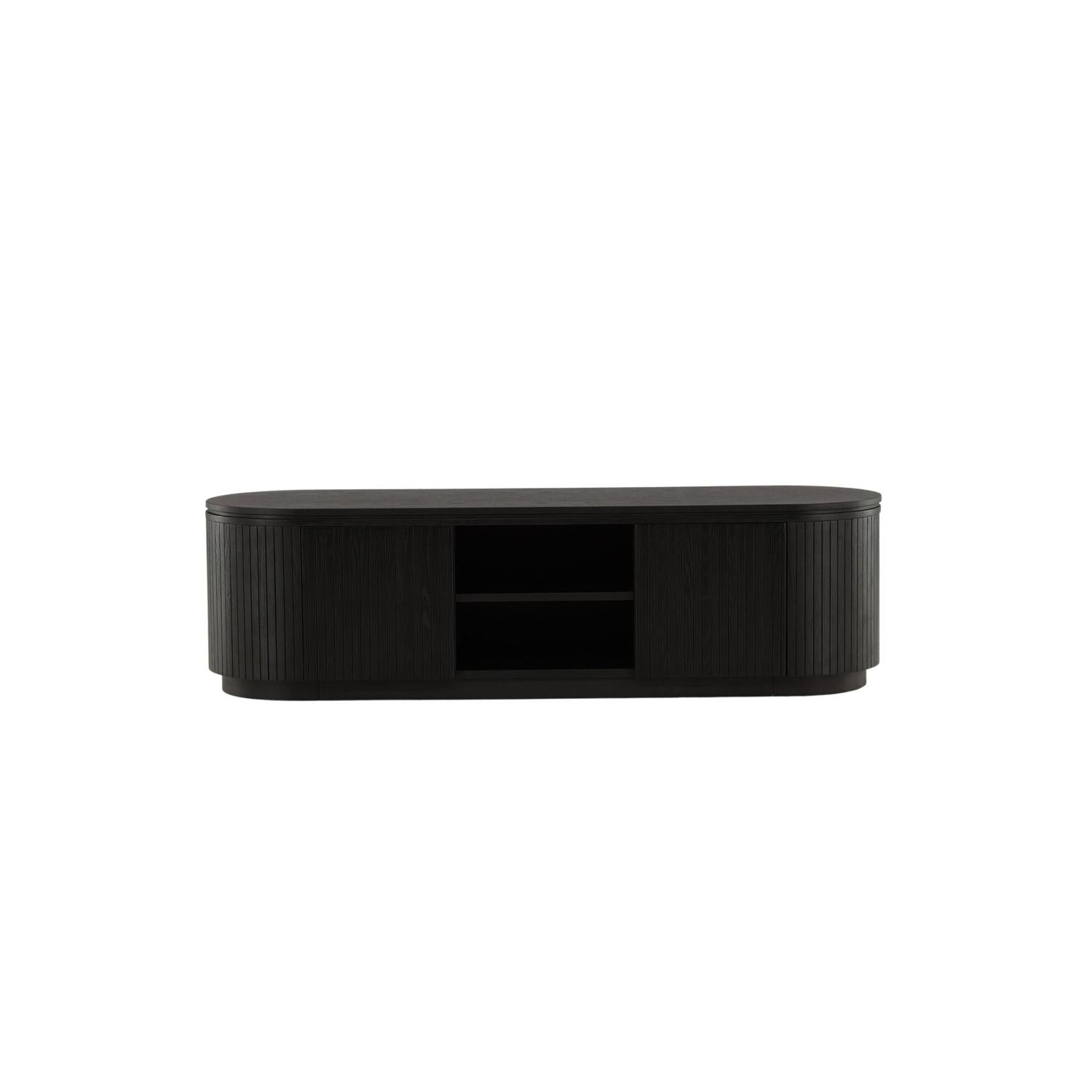 Sideboard Fjällbacka 160x45cm - Schwarz-Sideboards-Vind-le canapé
