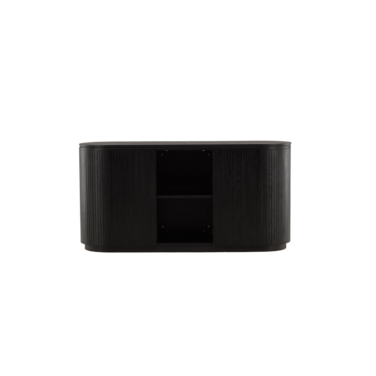 Sideboard Fjällbacka 160x80cm - Schwarz-Sideboards-Vind-le canapé