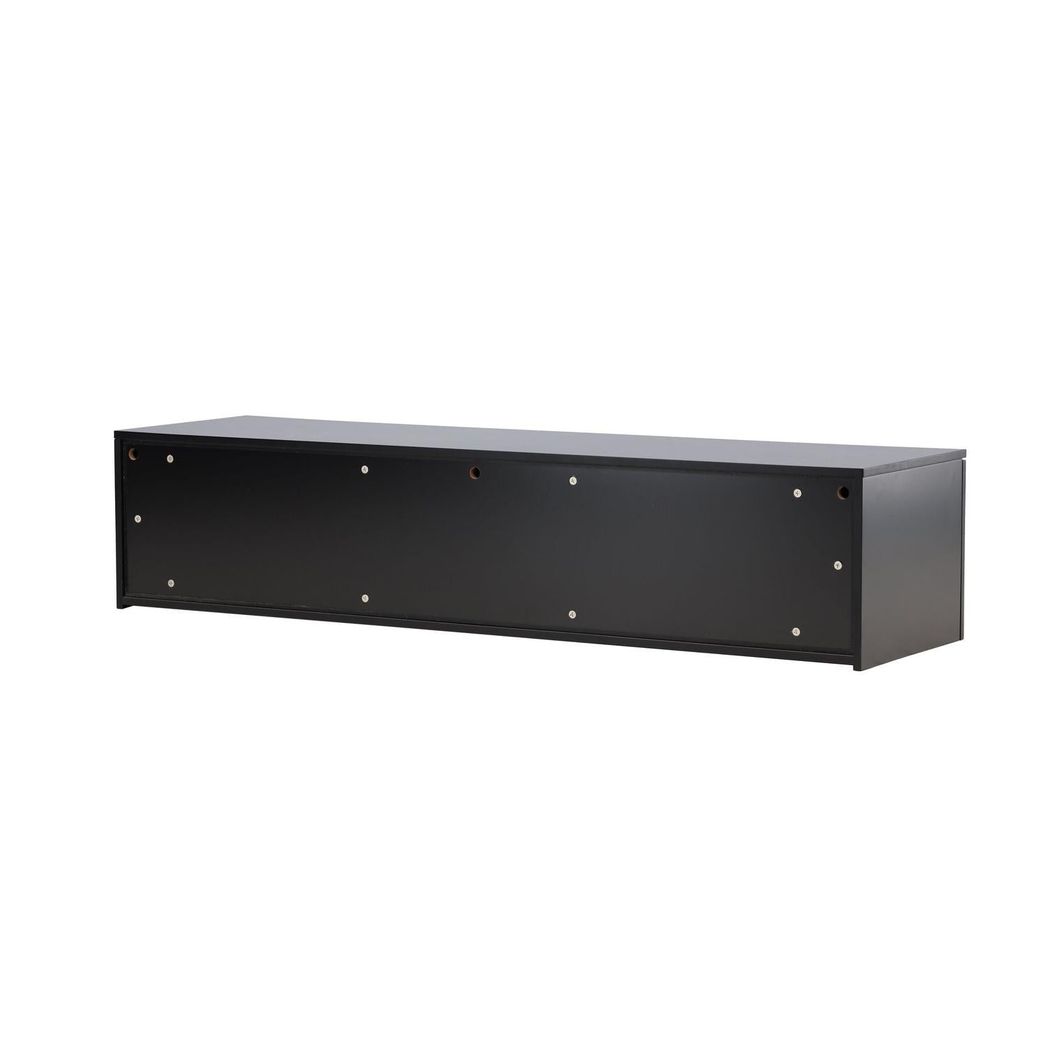 Sideboard Frihamn 160cm - Schwarz-Sideboards-Venture Home-le canapé