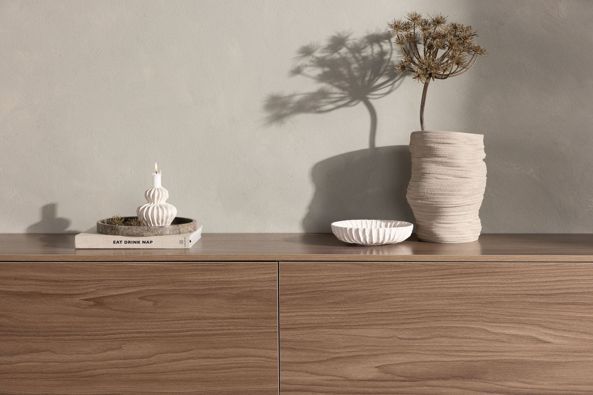 Sideboard Frihamn 160cm - Walnuss-Sideboards-Venture Home-le canapé