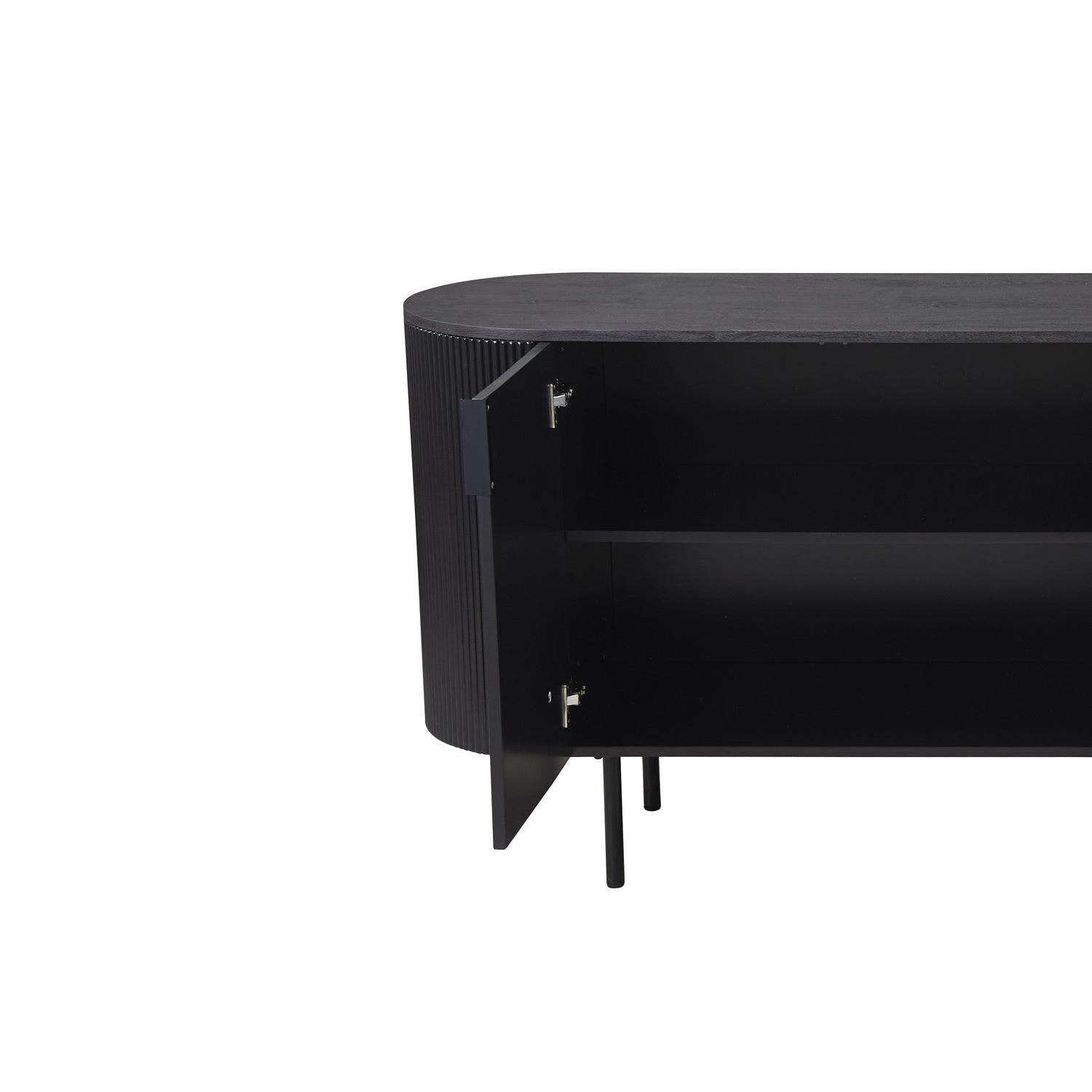 Sideboard Lagos 200cm - Dunkelbraun-Sideboards-Rousseau-le canapé