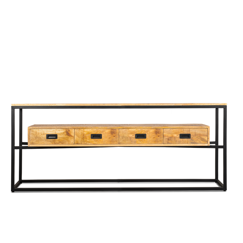Sideboard Len 180x77cm - Hellbraun-Sideboards-Benoa-le canapé