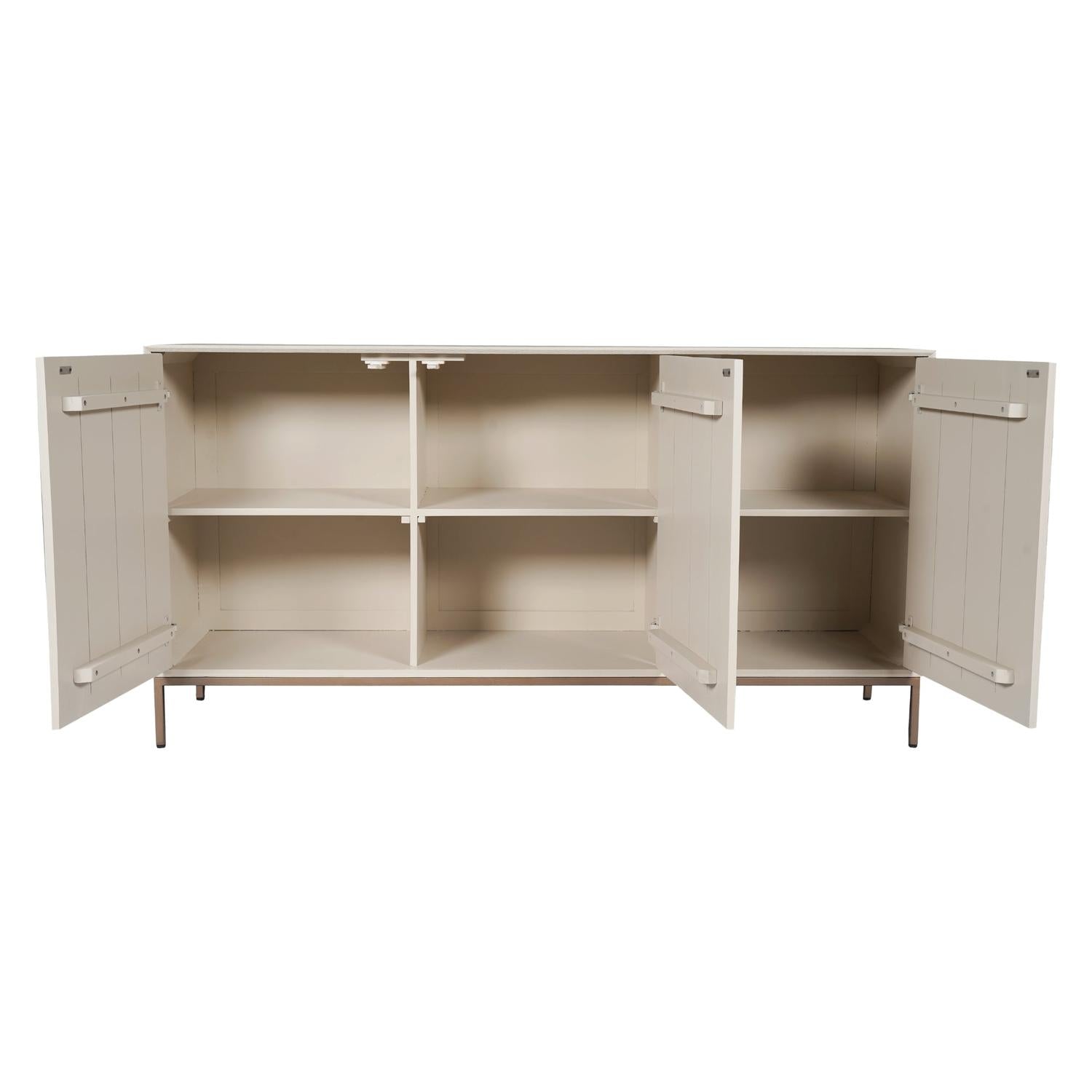 Sideboard Madison aus Mangoholz 165cm - Sandbraun-Sideboards-Starfurn-le canapé