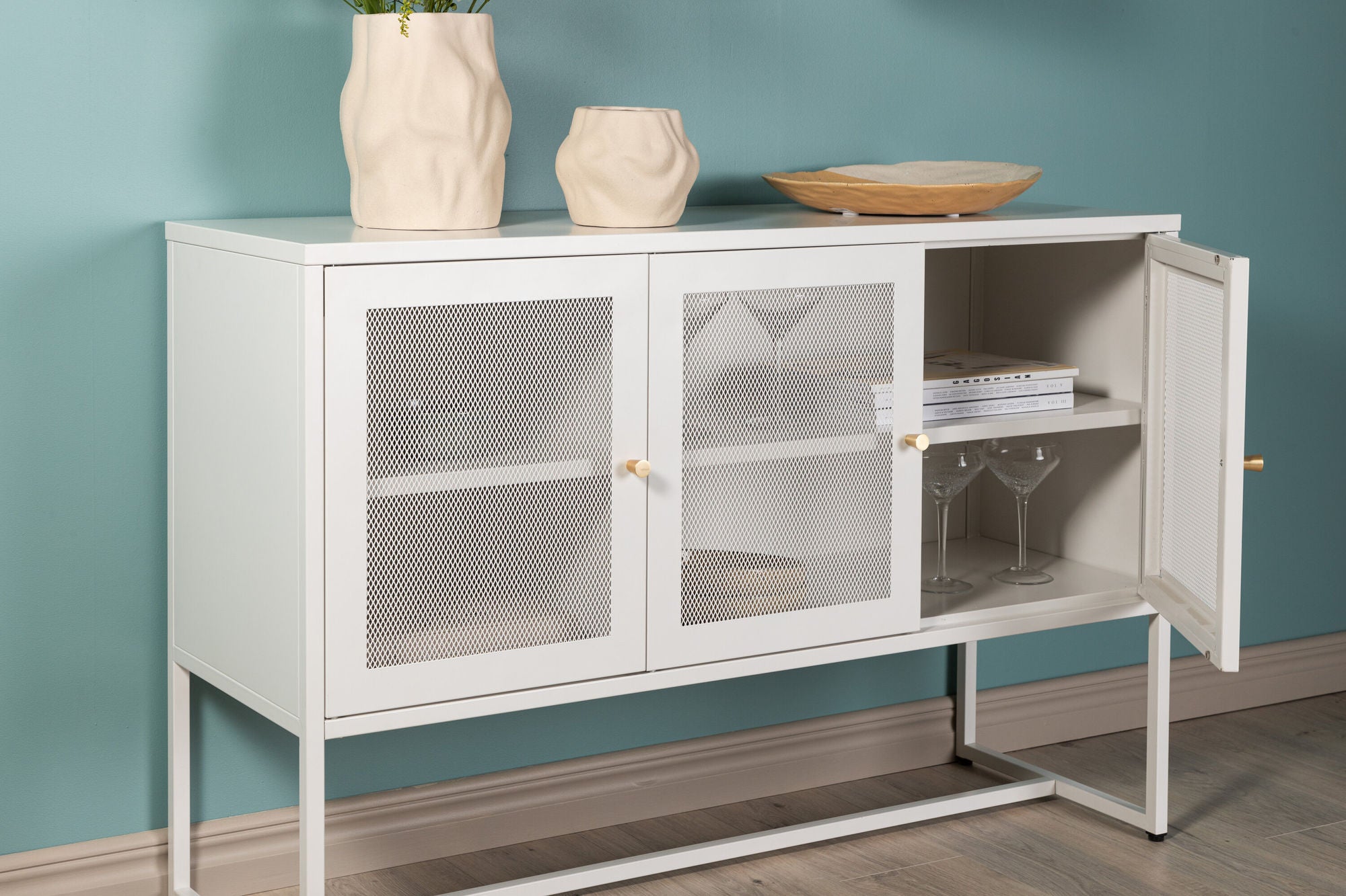 Sideboard Malla 120cm - Weiß-Sideboards-Venture Home-le canapé
