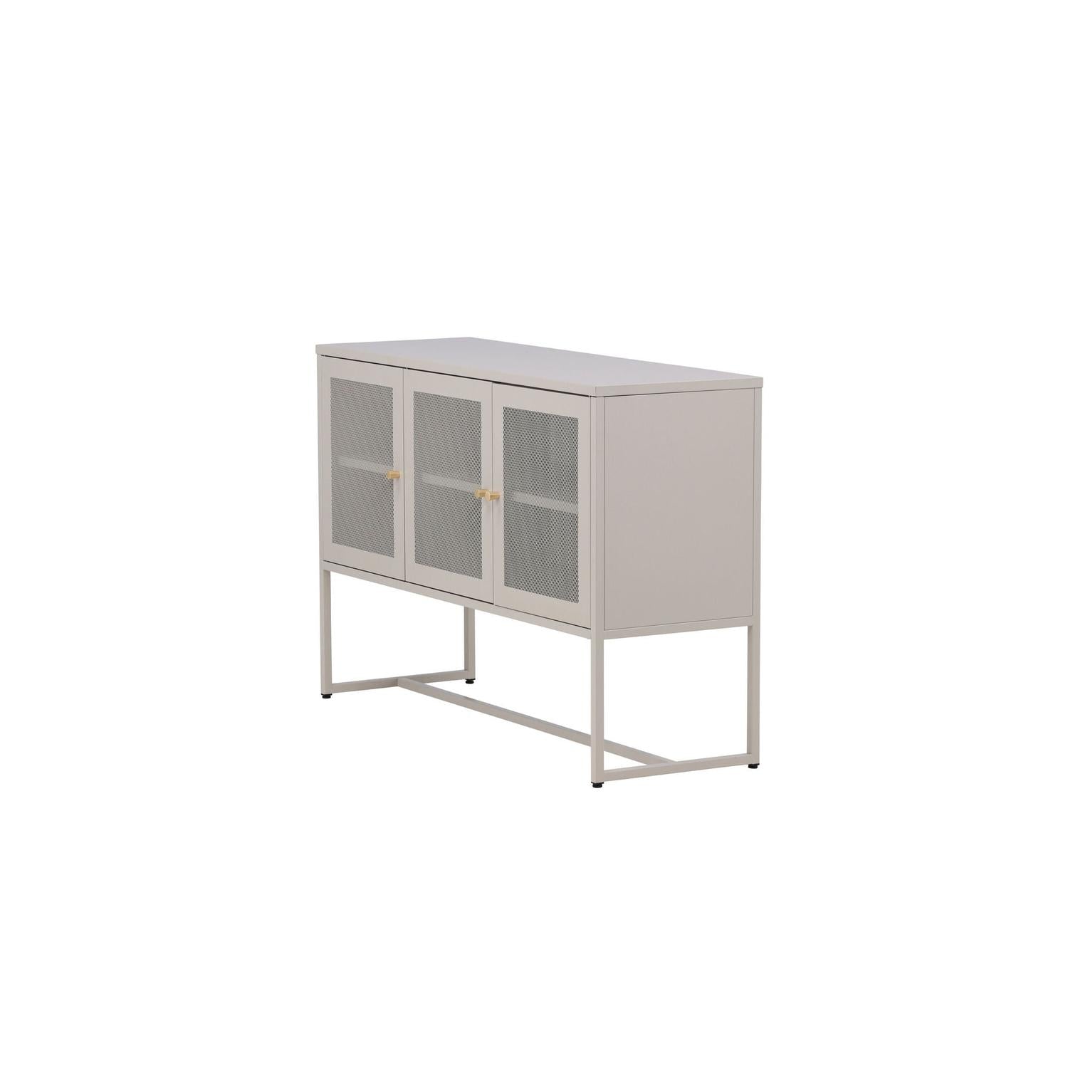 Sideboard Malla aus Metall 120cm - Beige-Sideboards-Venture Home-le canapé
